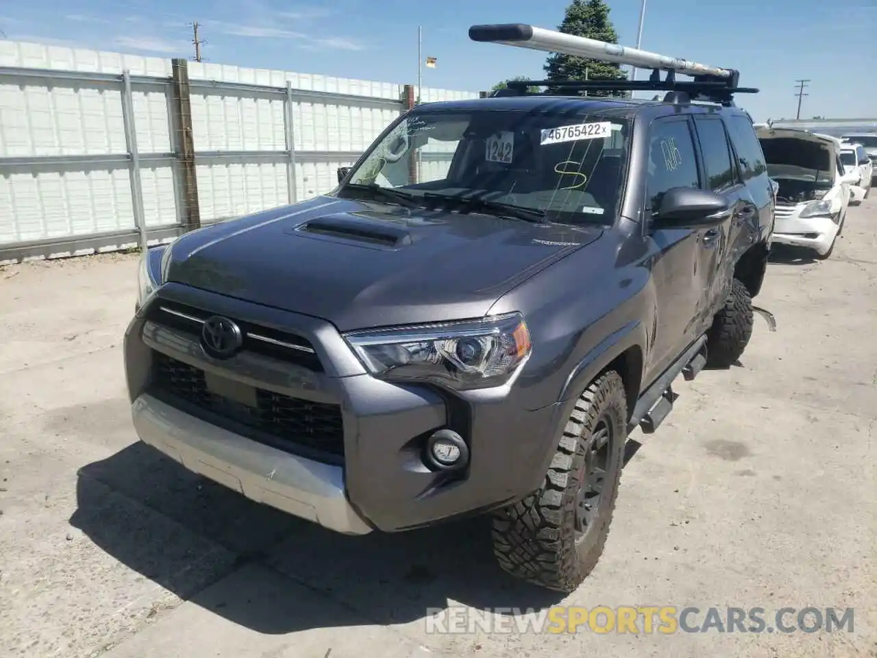 2 Фотография поврежденного автомобиля JTERU5JR5M5953801 TOYOTA 4RUNNER 2021