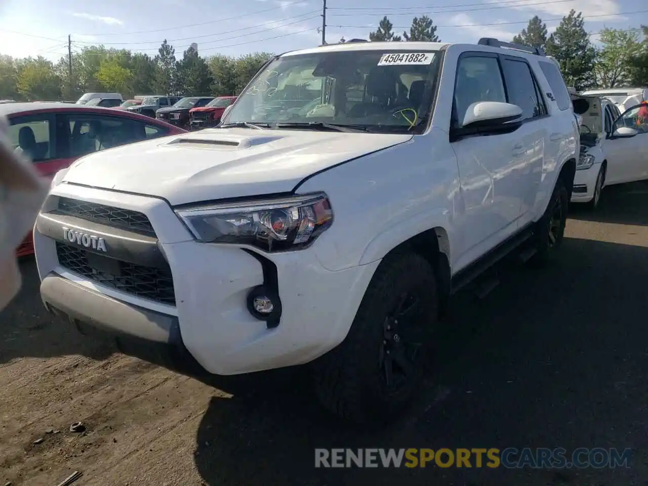 2 Photograph of a damaged car JTERU5JR5M5959291 TOYOTA 4RUNNER 2021