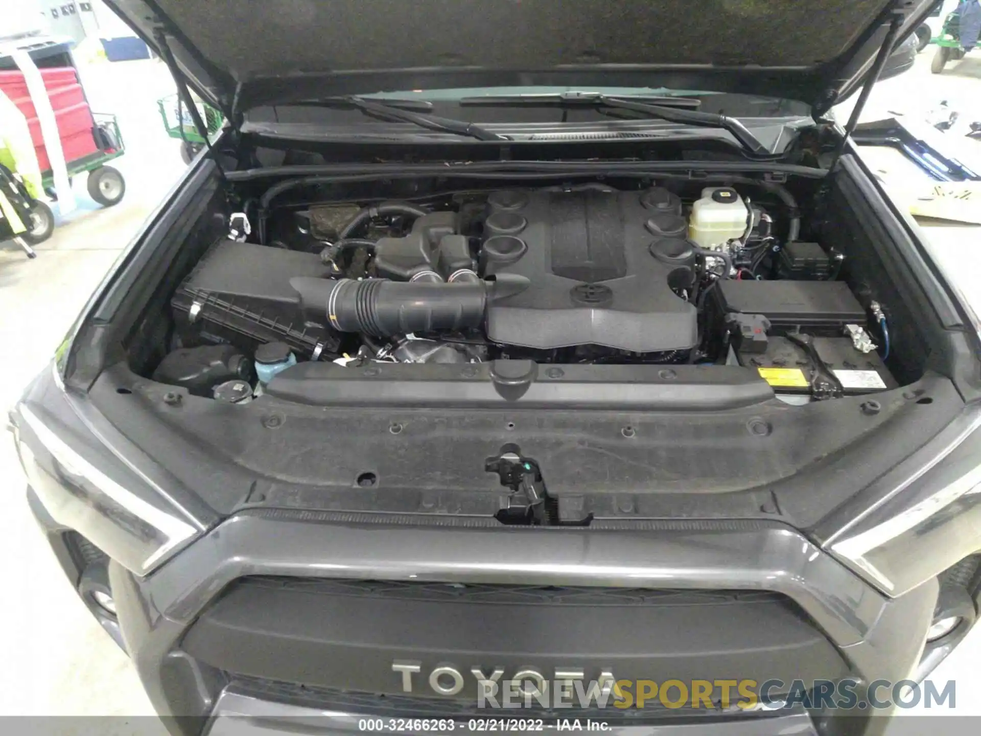 10 Фотография поврежденного автомобиля JTERU5JR6M5921004 TOYOTA 4RUNNER 2021