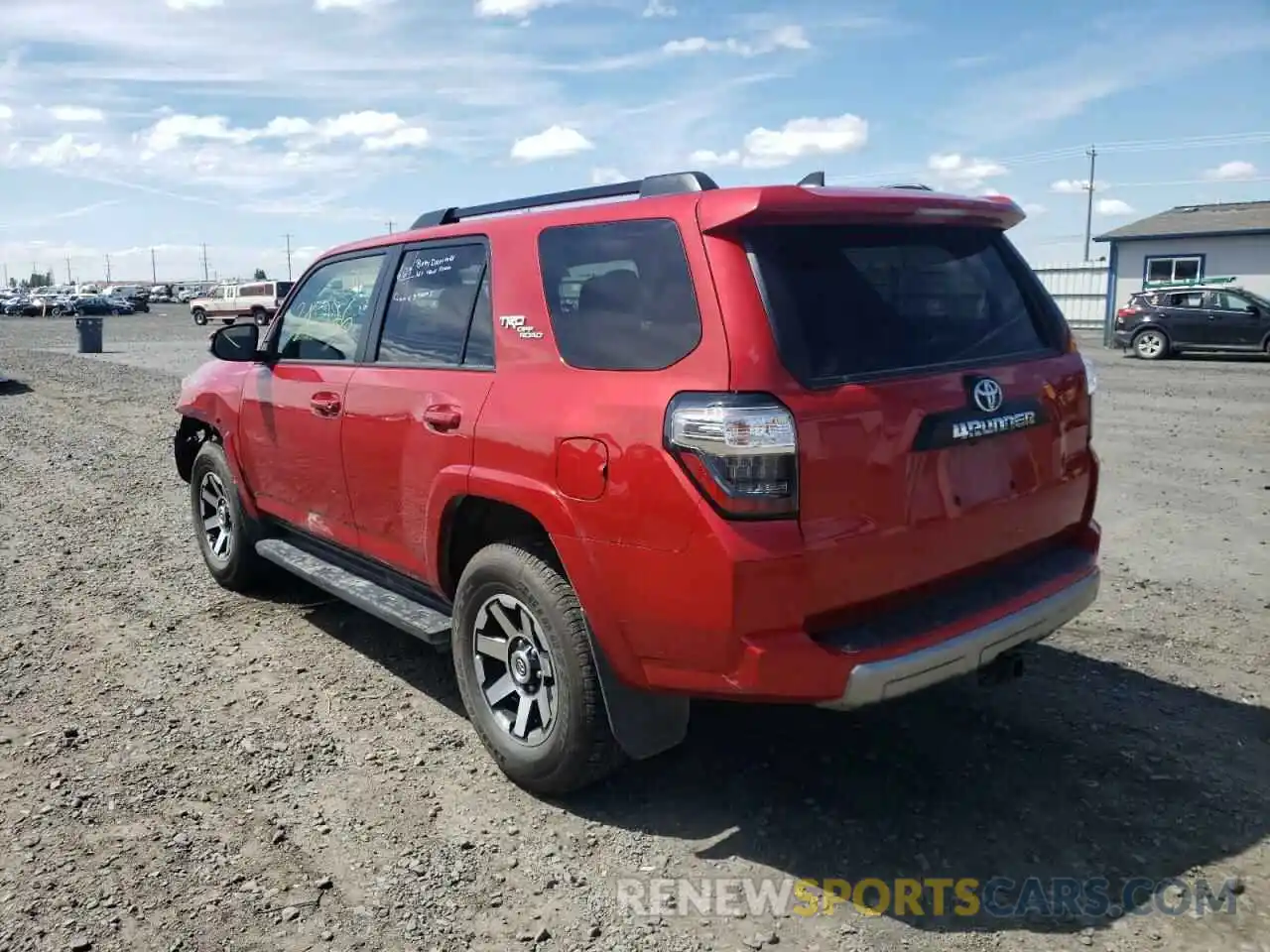 3 Photograph of a damaged car JTERU5JR6M5932732 TOYOTA 4RUNNER 2021