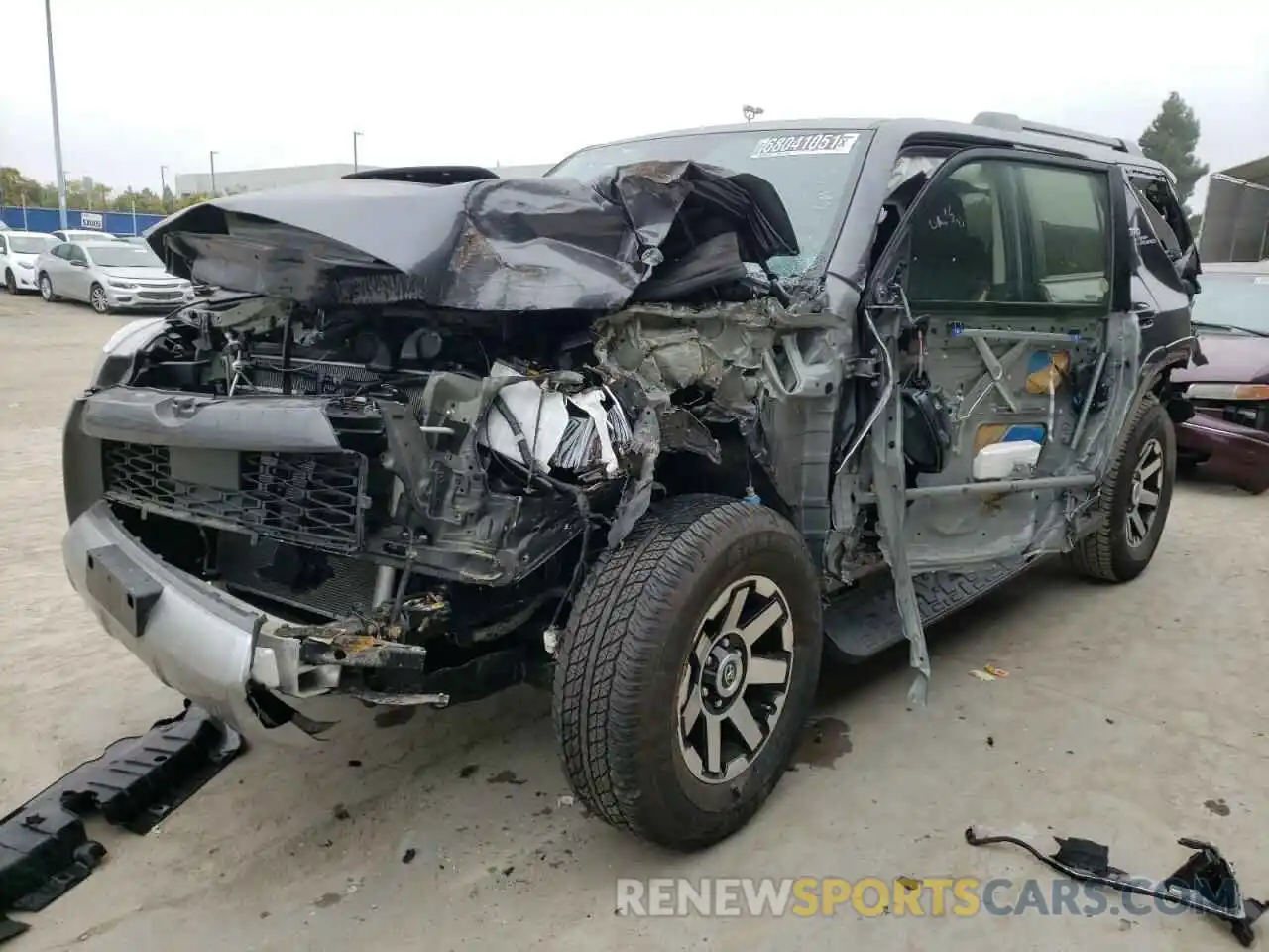 9 Photograph of a damaged car JTERU5JR6M5932830 TOYOTA 4RUNNER 2021