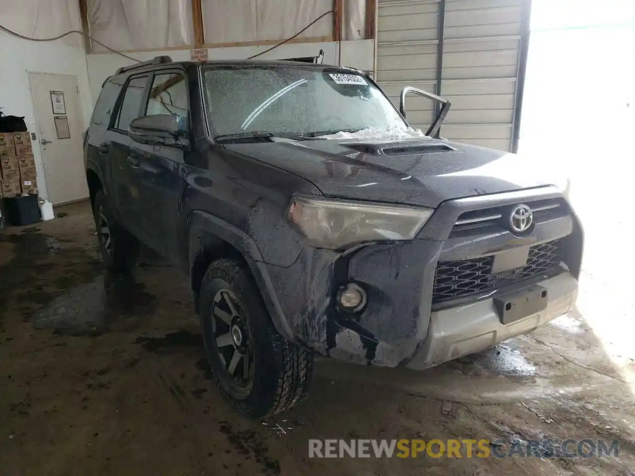 1 Photograph of a damaged car JTERU5JR6M5970221 TOYOTA 4RUNNER 2021