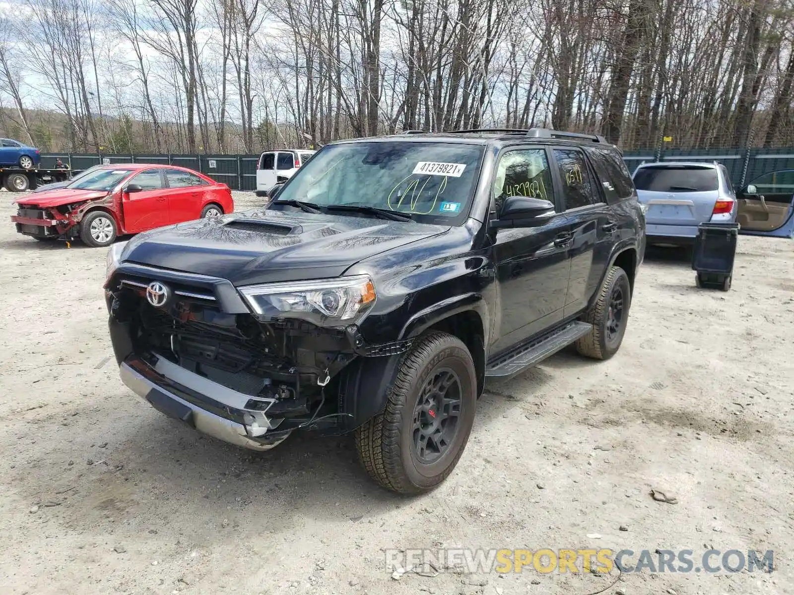 2 Photograph of a damaged car JTERU5JR7M5839010 TOYOTA 4RUNNER 2021