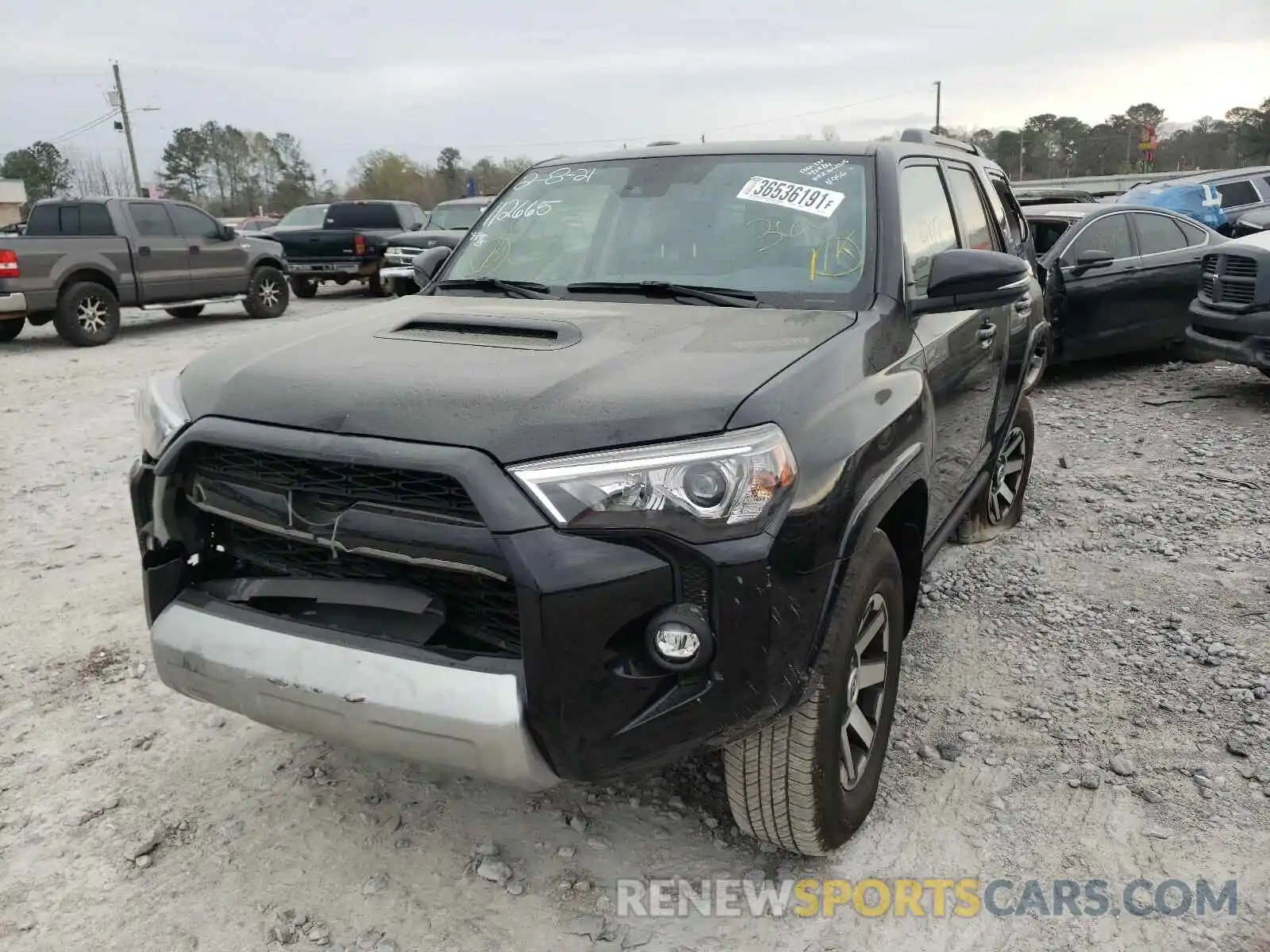 2 Photograph of a damaged car JTERU5JR7M5848547 TOYOTA 4RUNNER 2021