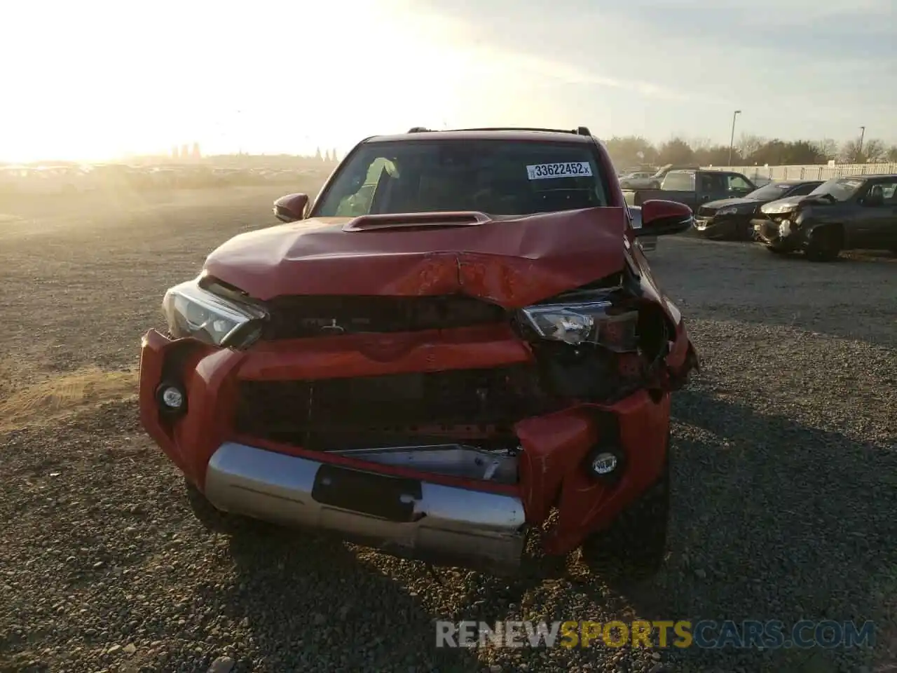 9 Photograph of a damaged car JTERU5JR7M5849844 TOYOTA 4RUNNER 2021