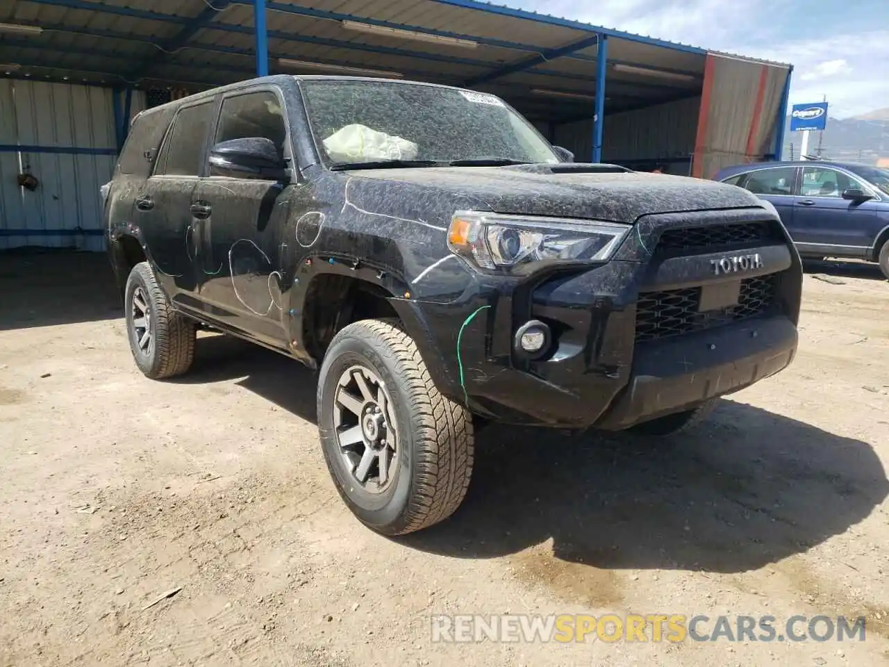 1 Photograph of a damaged car JTERU5JR7M5867809 TOYOTA 4RUNNER 2021