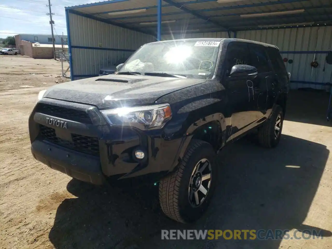 2 Photograph of a damaged car JTERU5JR7M5867809 TOYOTA 4RUNNER 2021