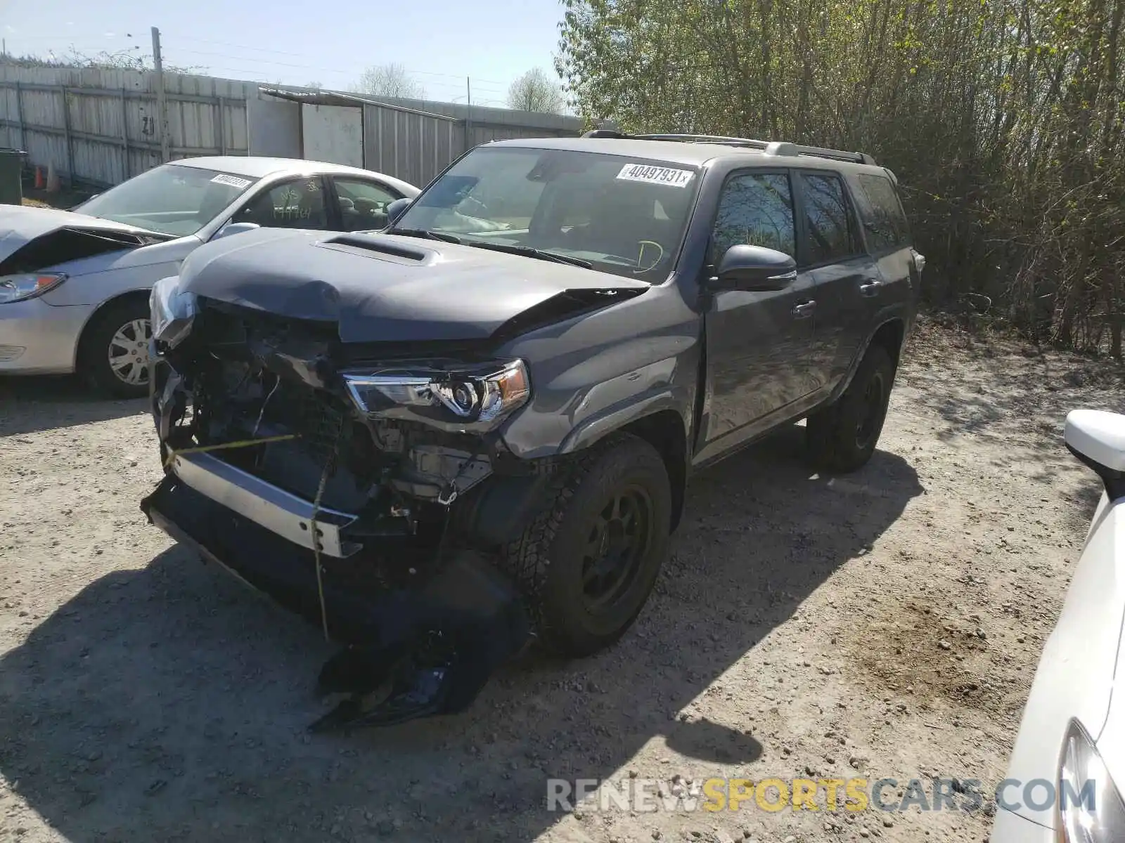 2 Photograph of a damaged car JTERU5JR7M5891494 TOYOTA 4RUNNER 2021