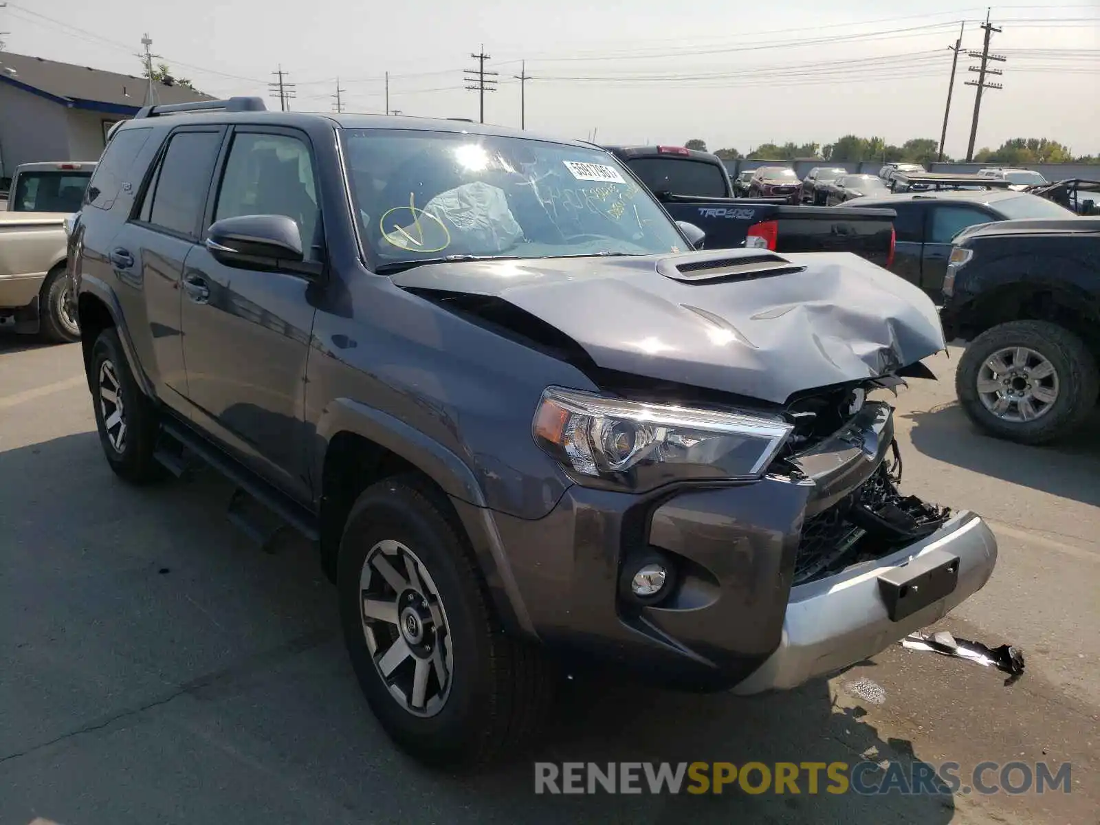 1 Photograph of a damaged car JTERU5JR7M5912084 TOYOTA 4RUNNER 2021