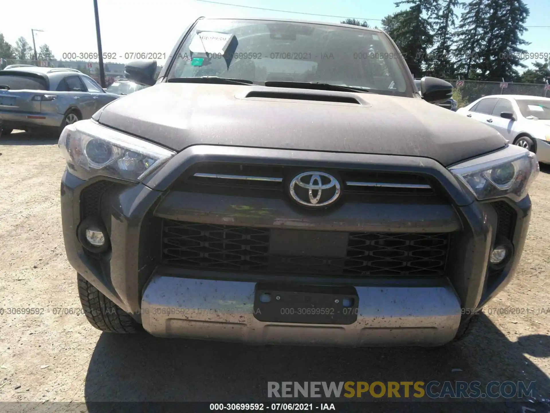 6 Photograph of a damaged car JTERU5JR7M5923571 TOYOTA 4RUNNER 2021