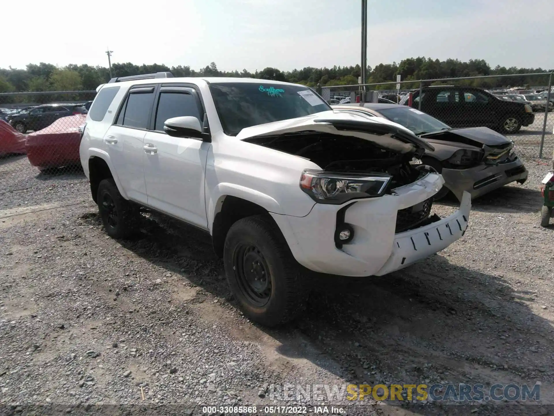 1 Photograph of a damaged car JTERU5JR7M5937616 TOYOTA 4RUNNER 2021