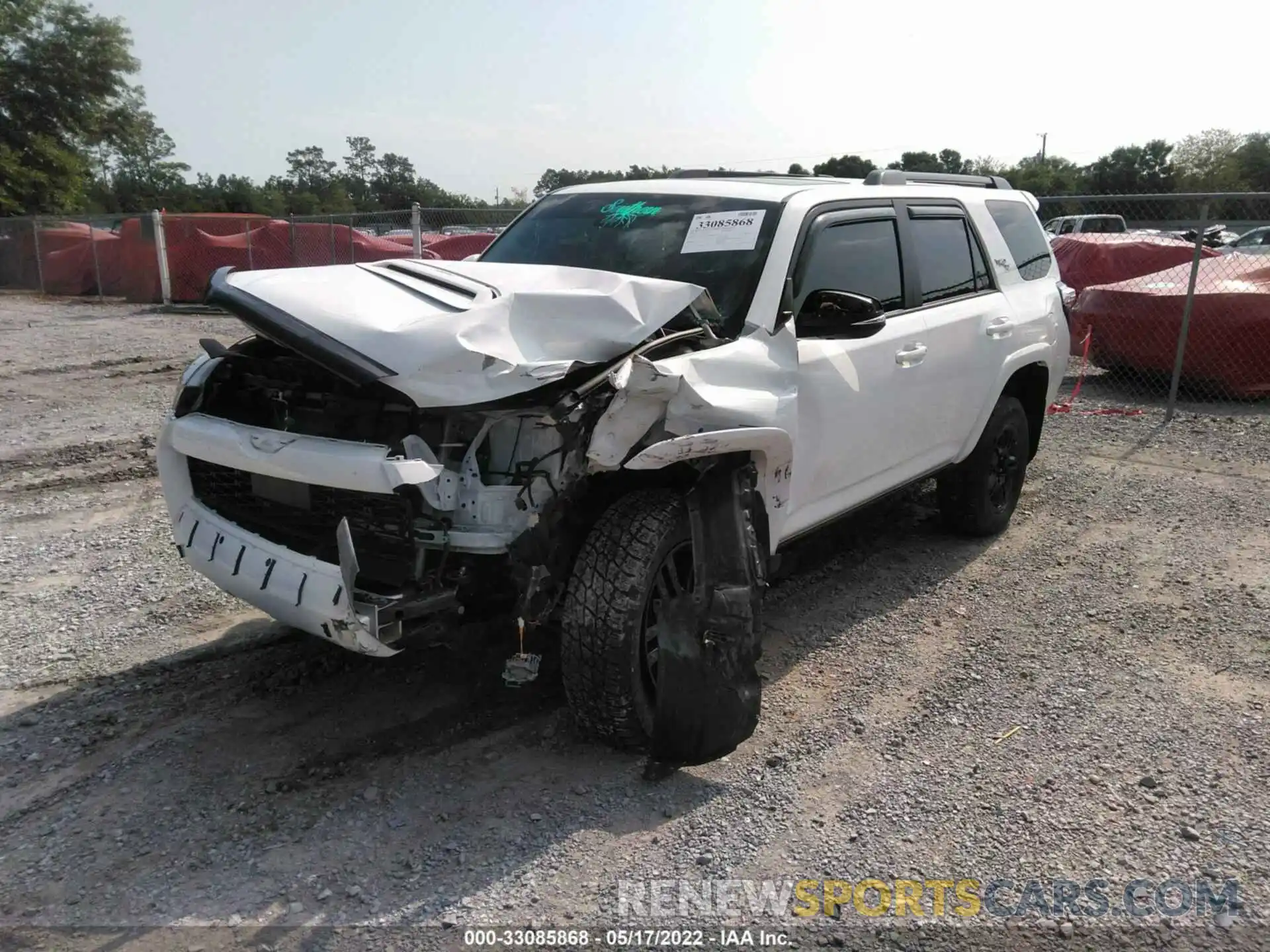 2 Фотография поврежденного автомобиля JTERU5JR7M5937616 TOYOTA 4RUNNER 2021