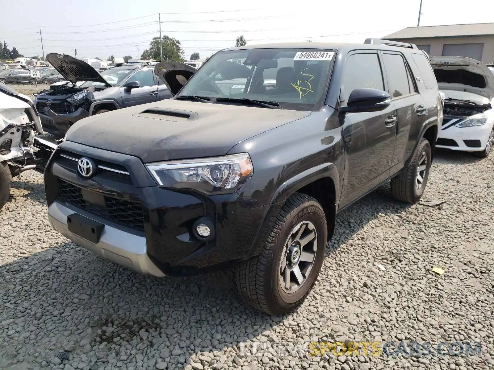 2 Photograph of a damaged car JTERU5JR8M5890354 TOYOTA 4RUNNER 2021