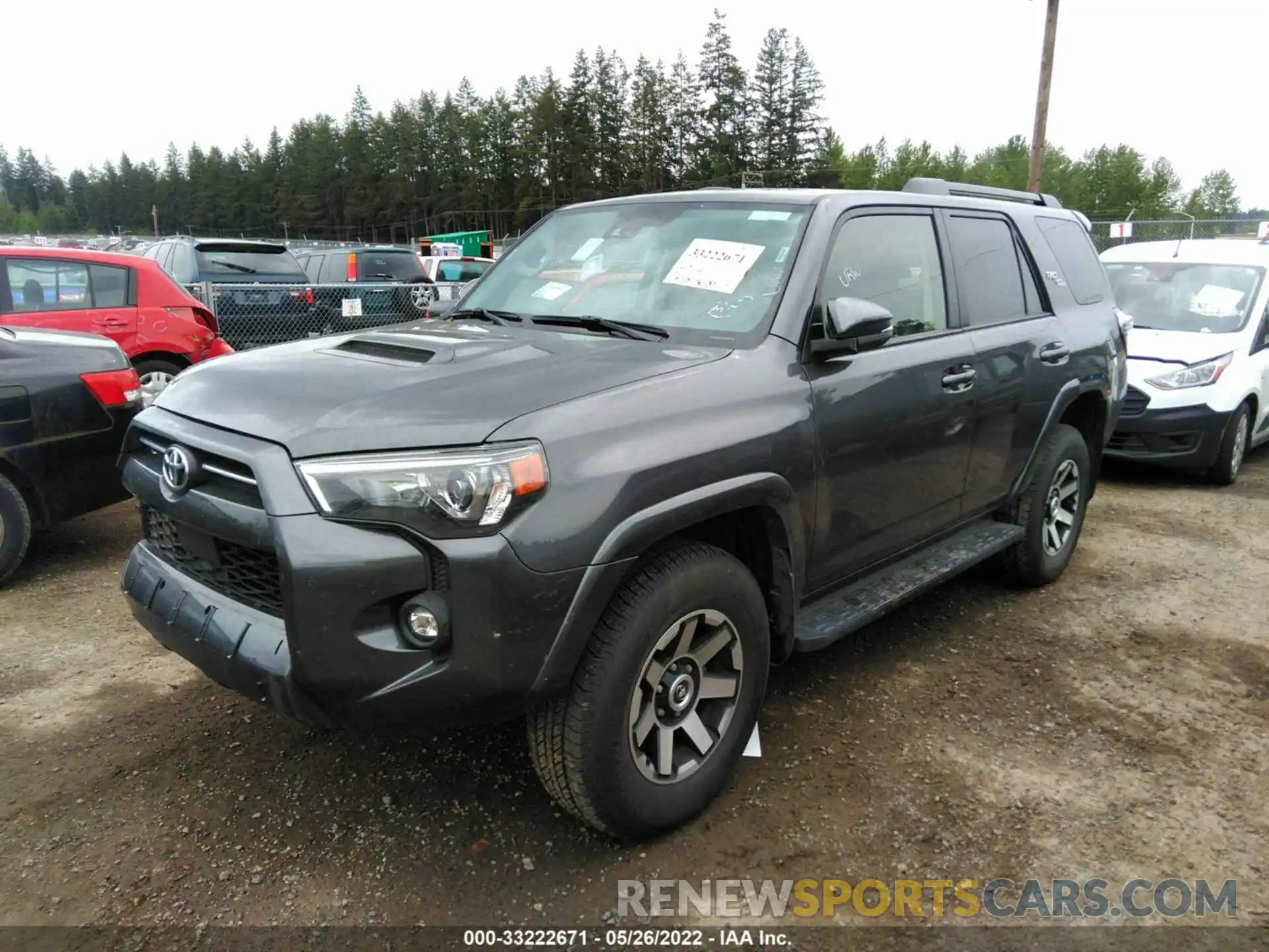 2 Фотография поврежденного автомобиля JTERU5JR8M5931632 TOYOTA 4RUNNER 2021