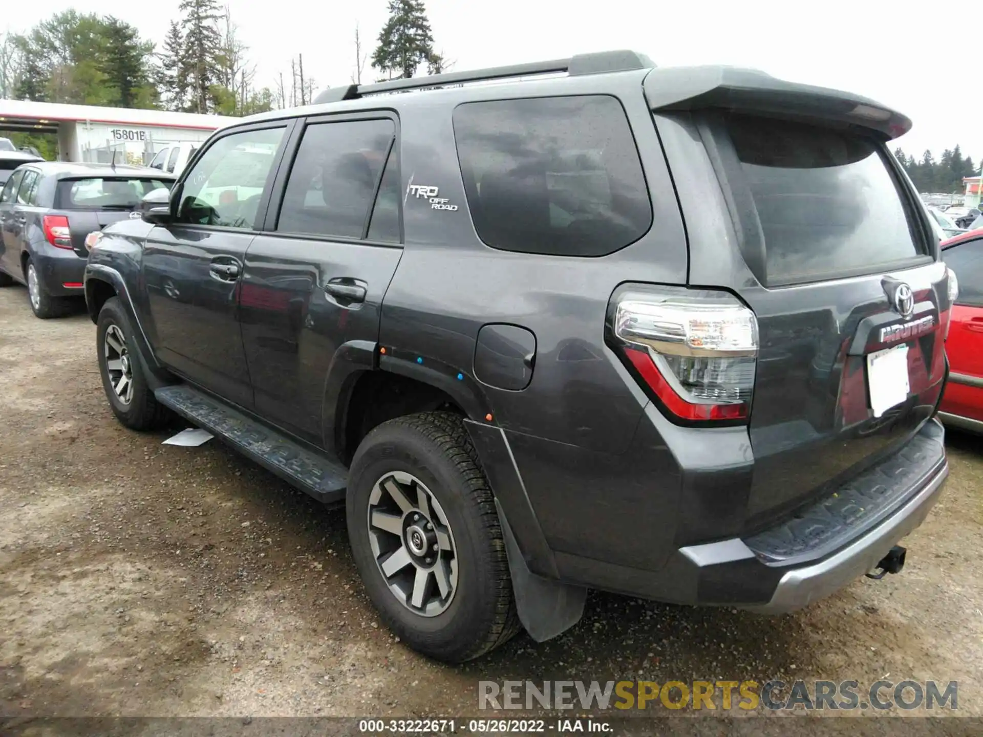 3 Фотография поврежденного автомобиля JTERU5JR8M5931632 TOYOTA 4RUNNER 2021