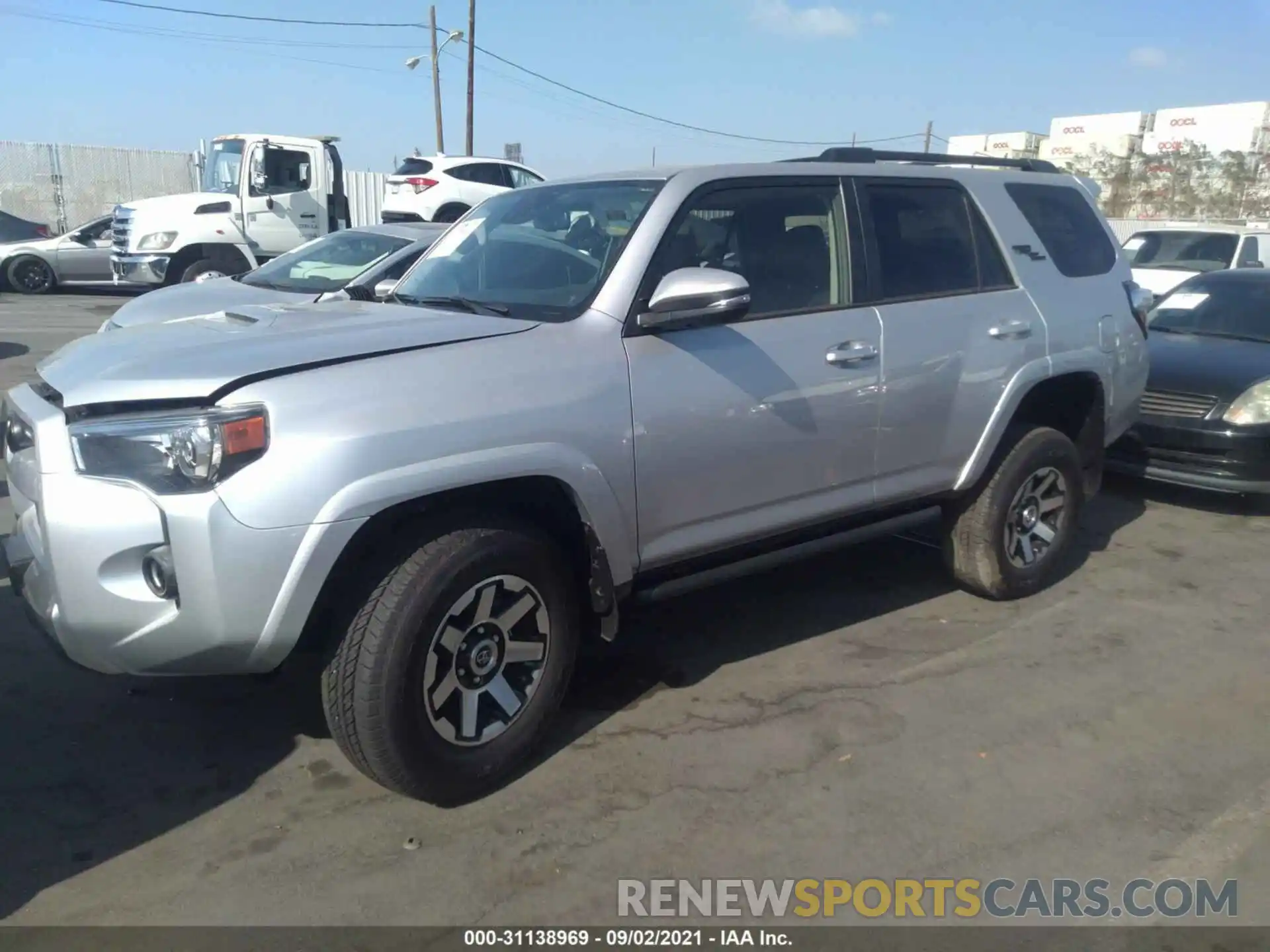 2 Photograph of a damaged car JTERU5JR8M5942260 TOYOTA 4RUNNER 2021