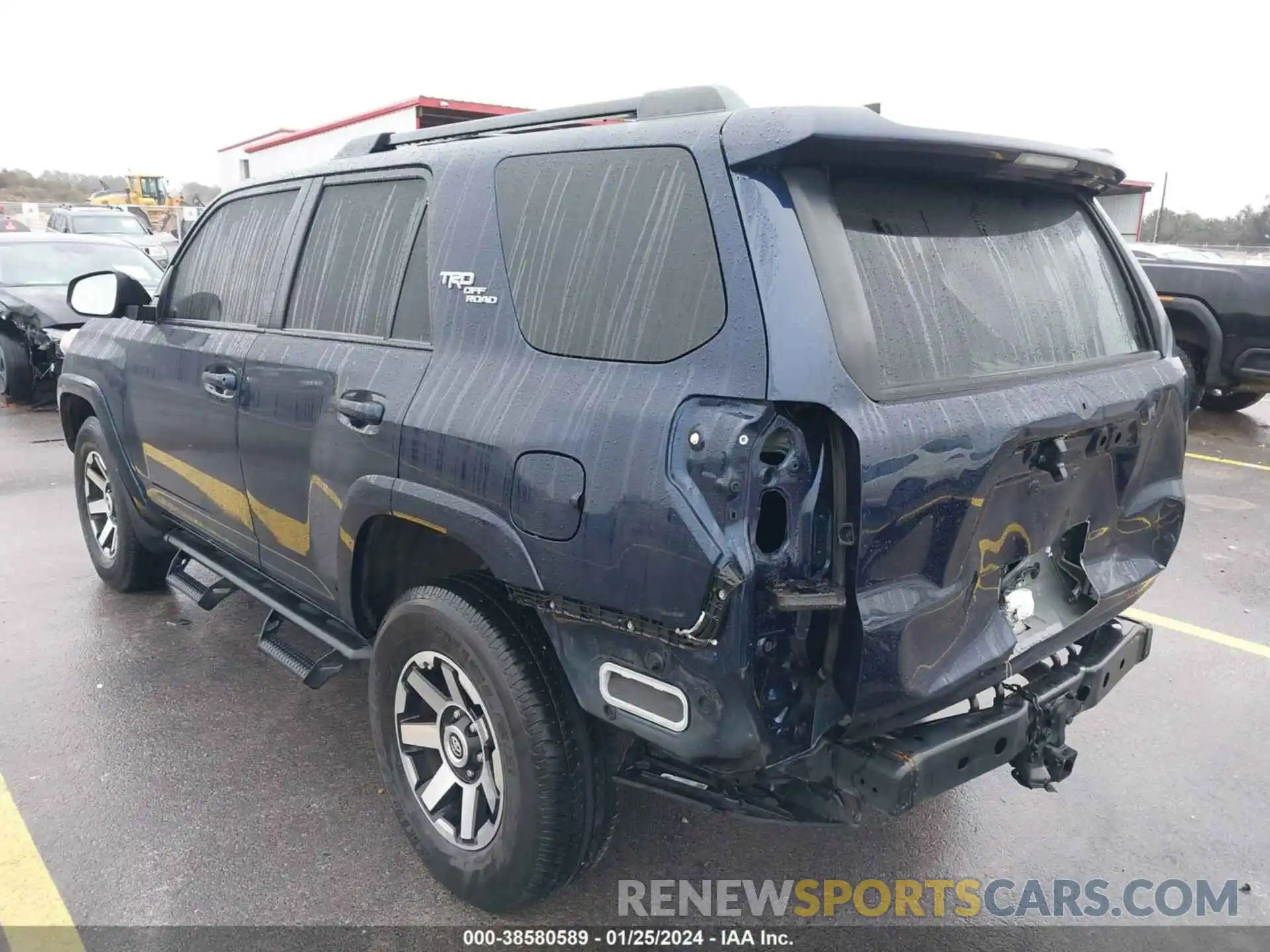 3 Photograph of a damaged car JTERU5JR9M5840448 TOYOTA 4RUNNER 2021