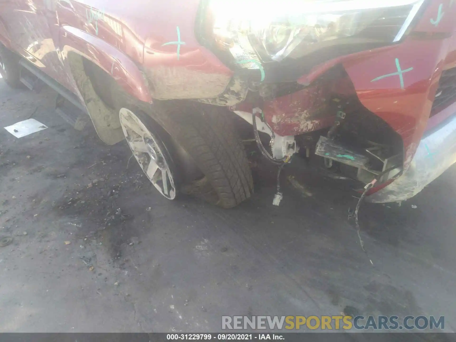 6 Photograph of a damaged car JTERU5JR9M5846170 TOYOTA 4RUNNER 2021