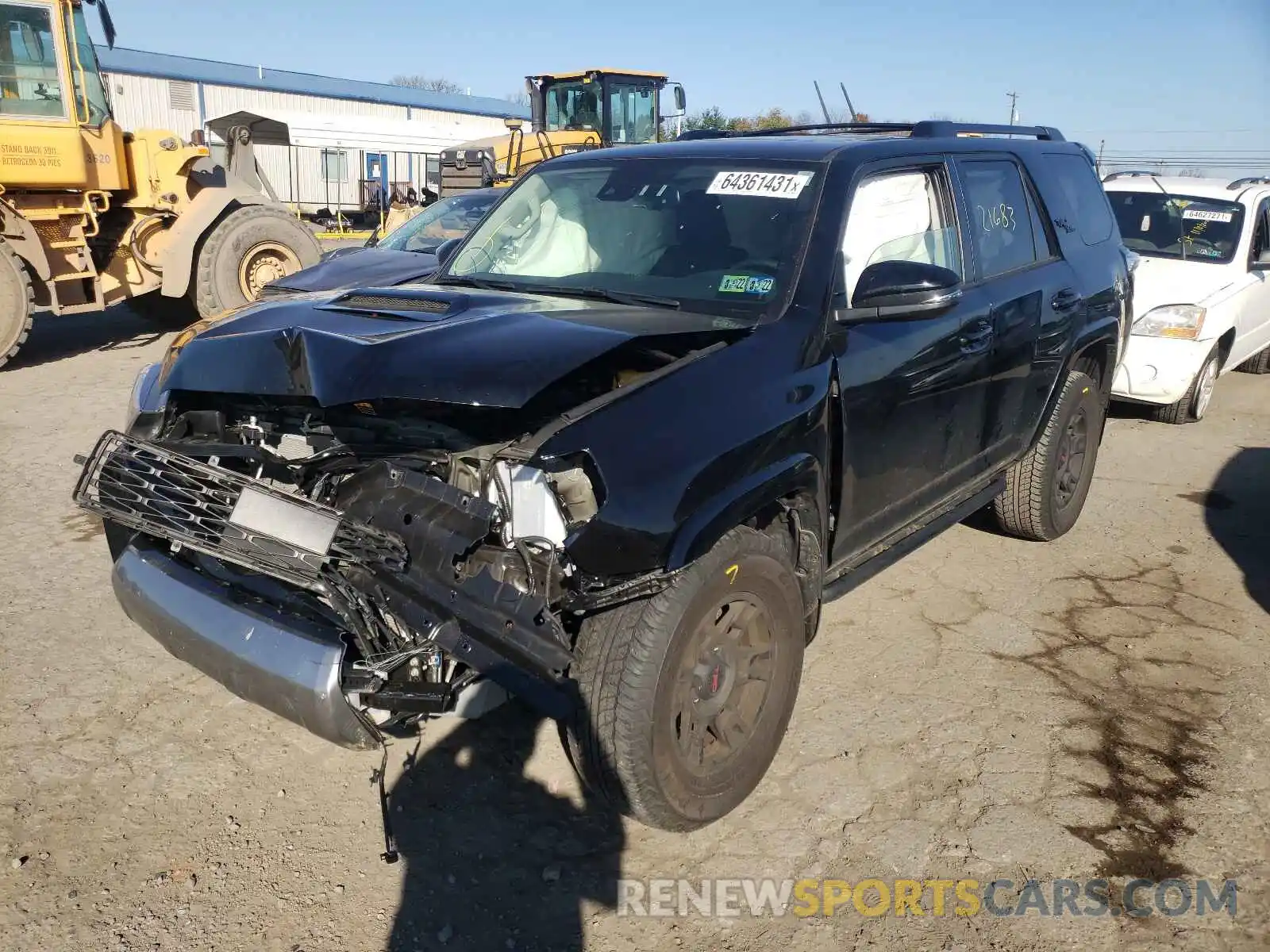 2 Photograph of a damaged car JTERU5JR9M5890637 TOYOTA 4RUNNER 2021