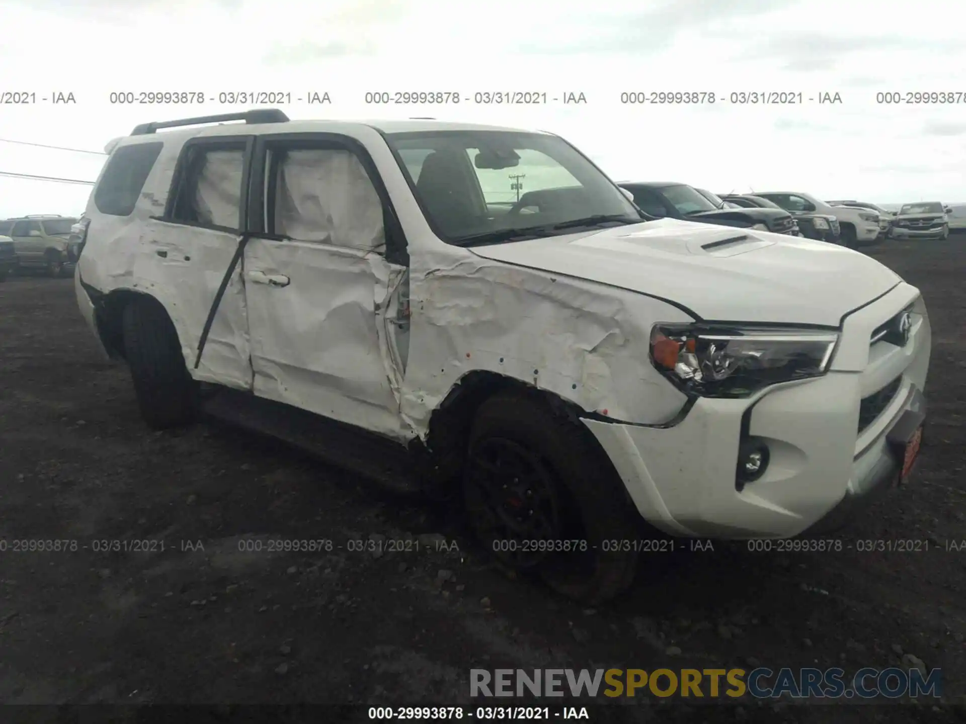 1 Photograph of a damaged car JTERU5JR9M5896759 TOYOTA 4RUNNER 2021