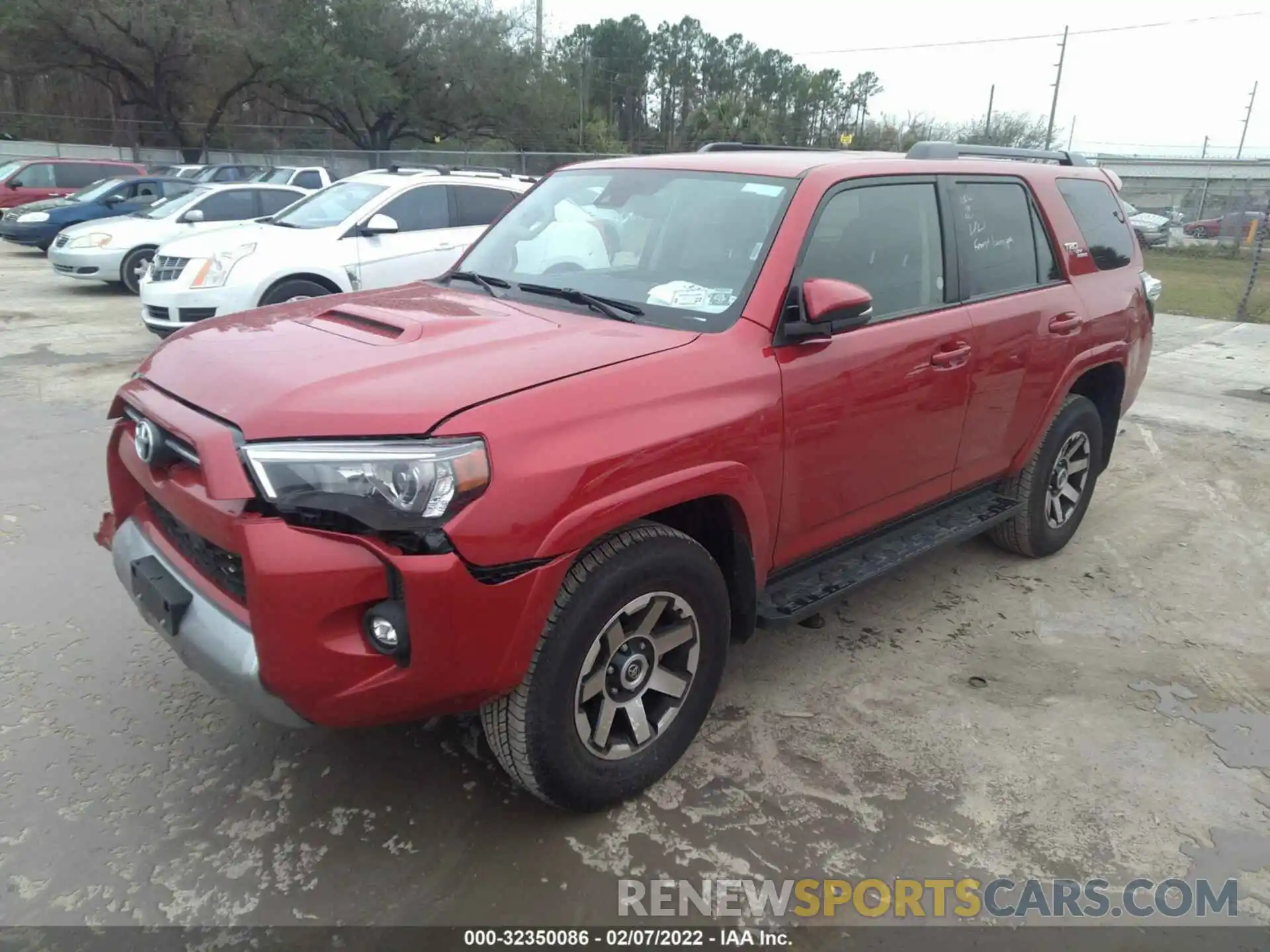 2 Photograph of a damaged car JTERU5JR9M5919926 TOYOTA 4RUNNER 2021