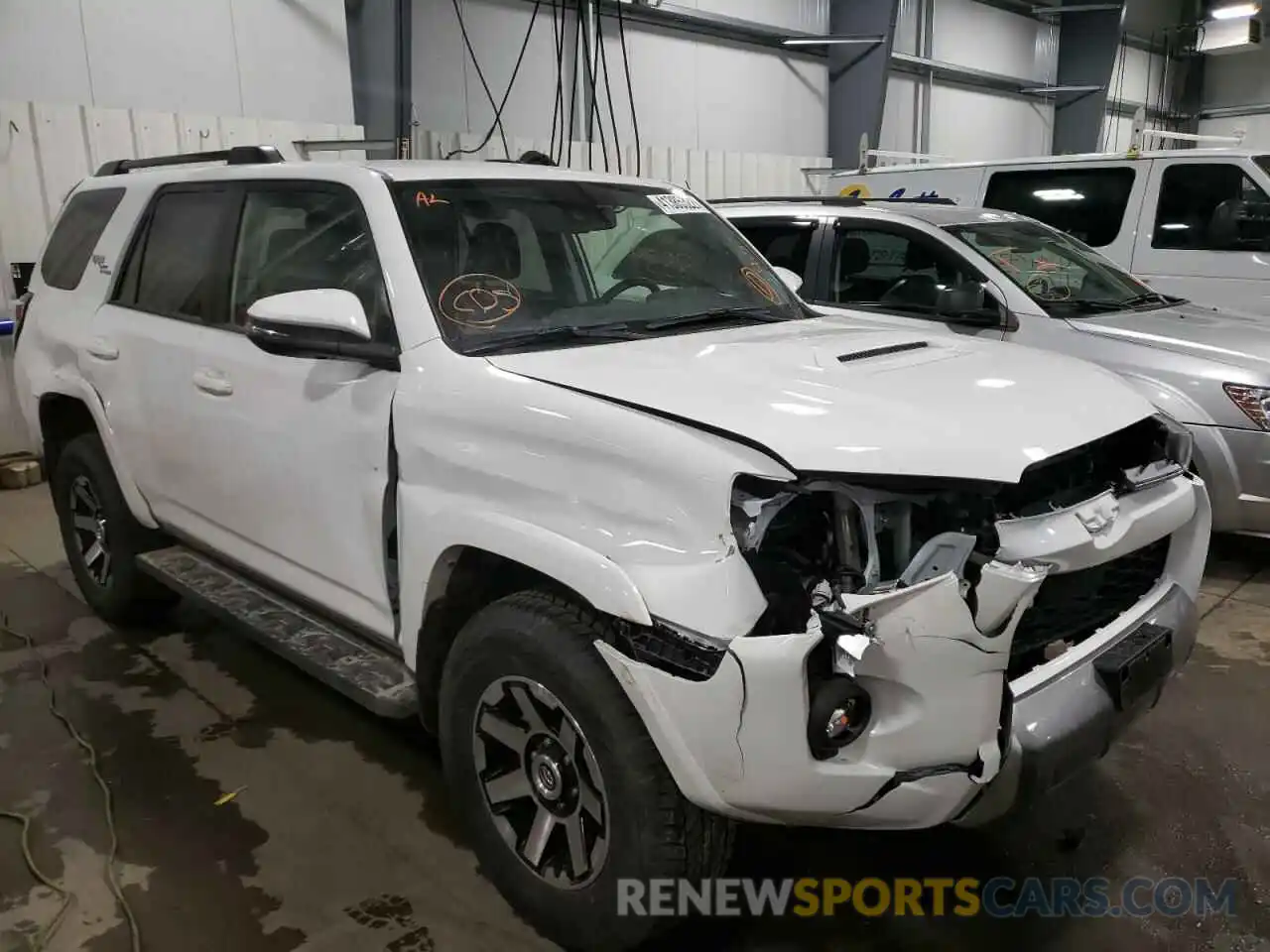 1 Photograph of a damaged car JTERU5JR9M5934331 TOYOTA 4RUNNER 2021