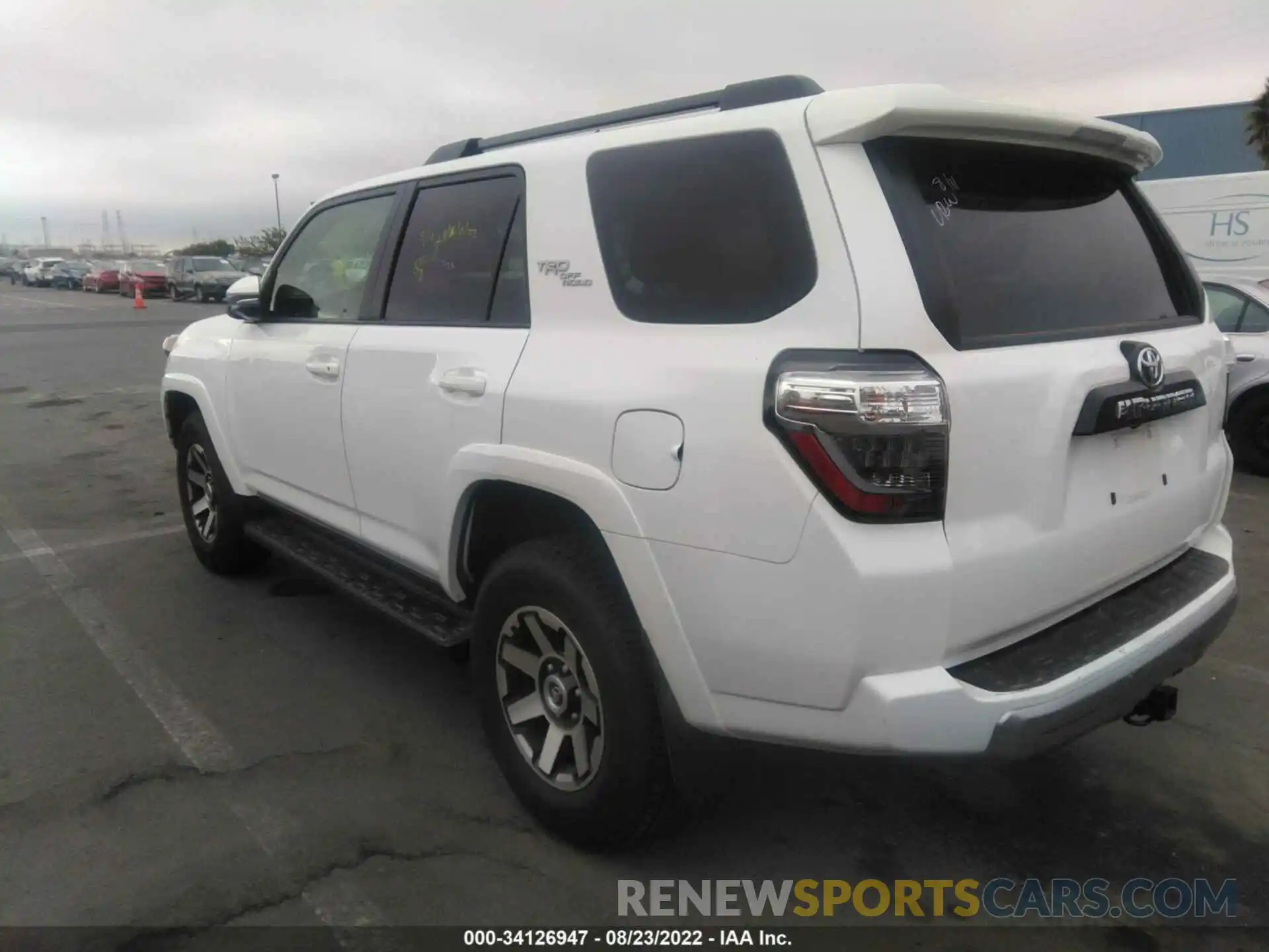 3 Photograph of a damaged car JTERU5JR9M5934636 TOYOTA 4RUNNER 2021