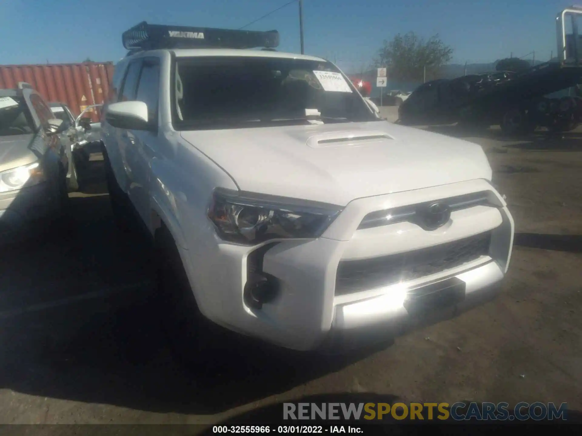 1 Photograph of a damaged car JTERU5JR9M5960511 TOYOTA 4RUNNER 2021