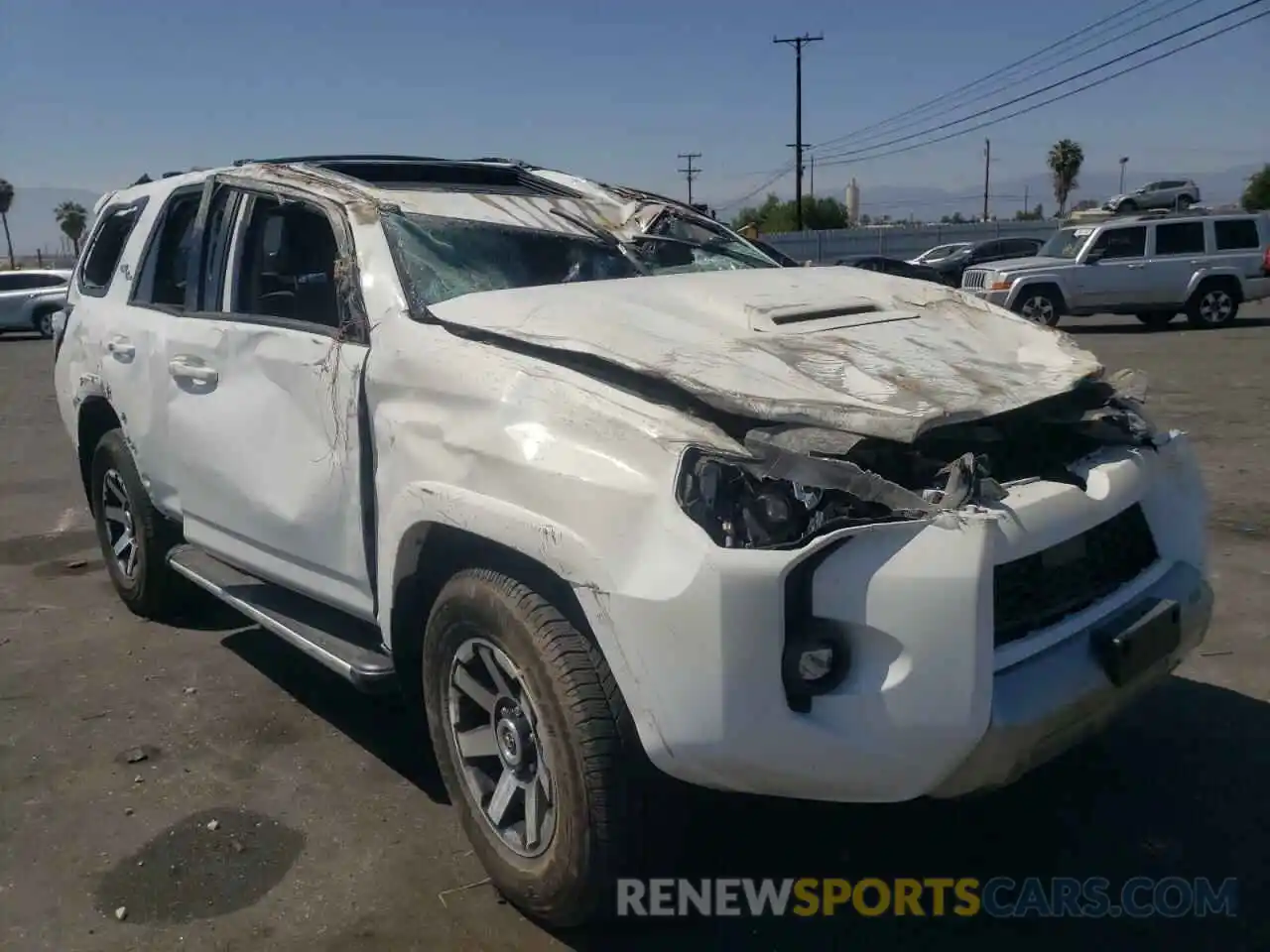 1 Photograph of a damaged car JTERU5JRXM5842225 TOYOTA 4RUNNER 2021