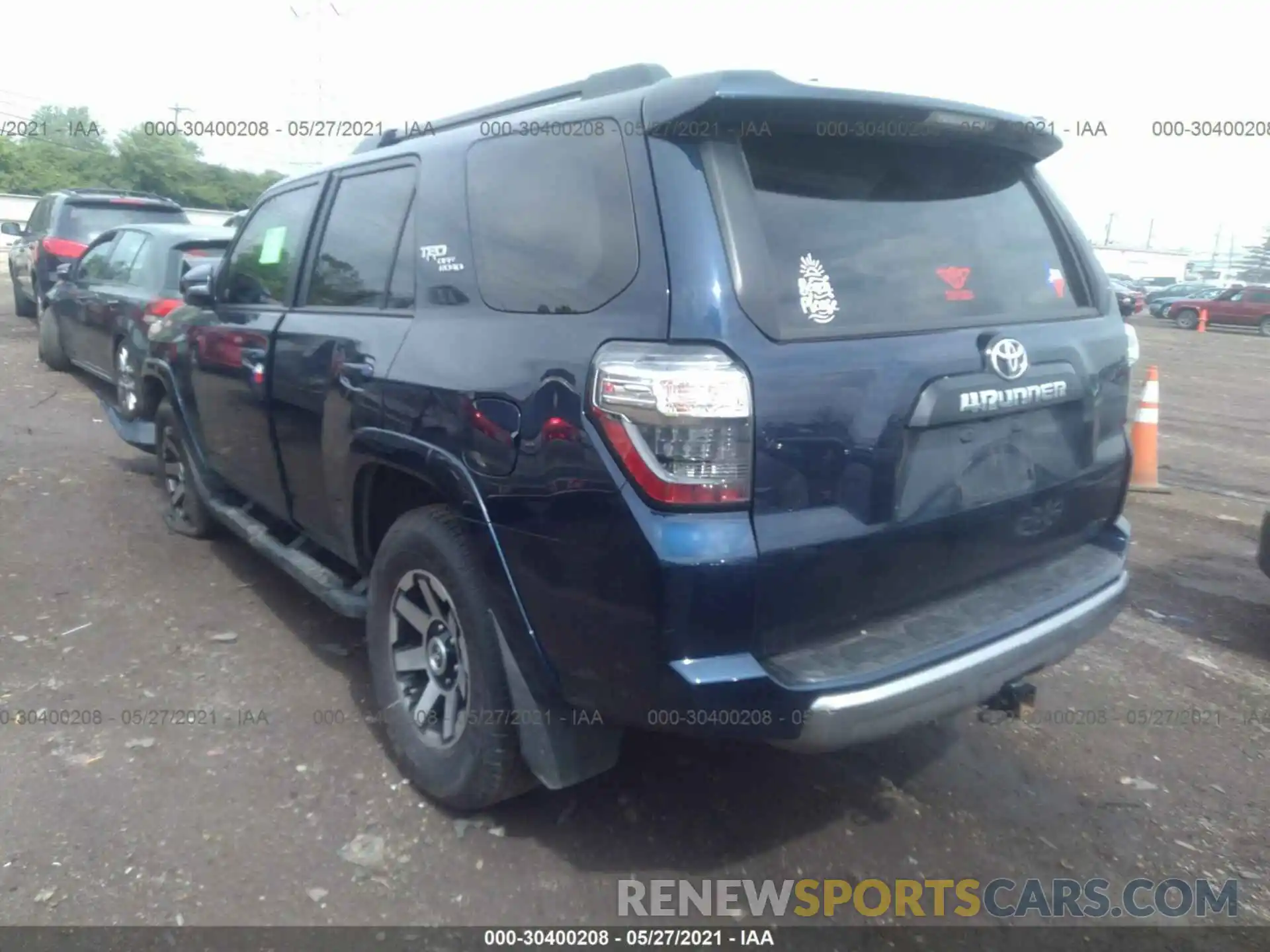 3 Photograph of a damaged car JTERU5JRXM5842693 TOYOTA 4RUNNER 2021