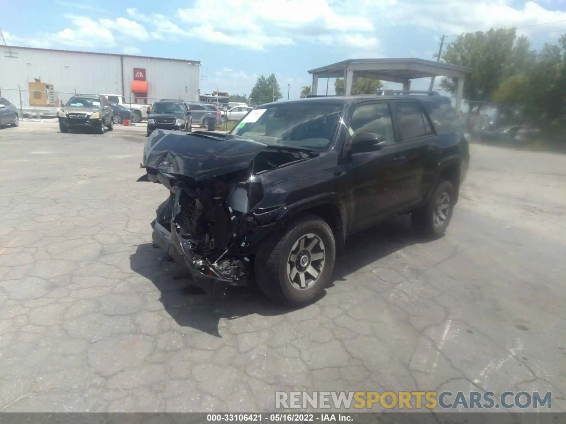 2 Photograph of a damaged car JTERU5JRXM5867349 TOYOTA 4RUNNER 2021