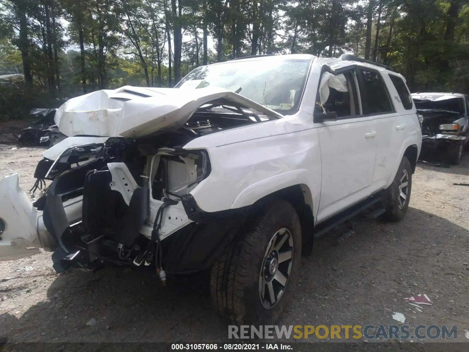 2 Photograph of a damaged car JTERU5JRXM5884801 TOYOTA 4RUNNER 2021