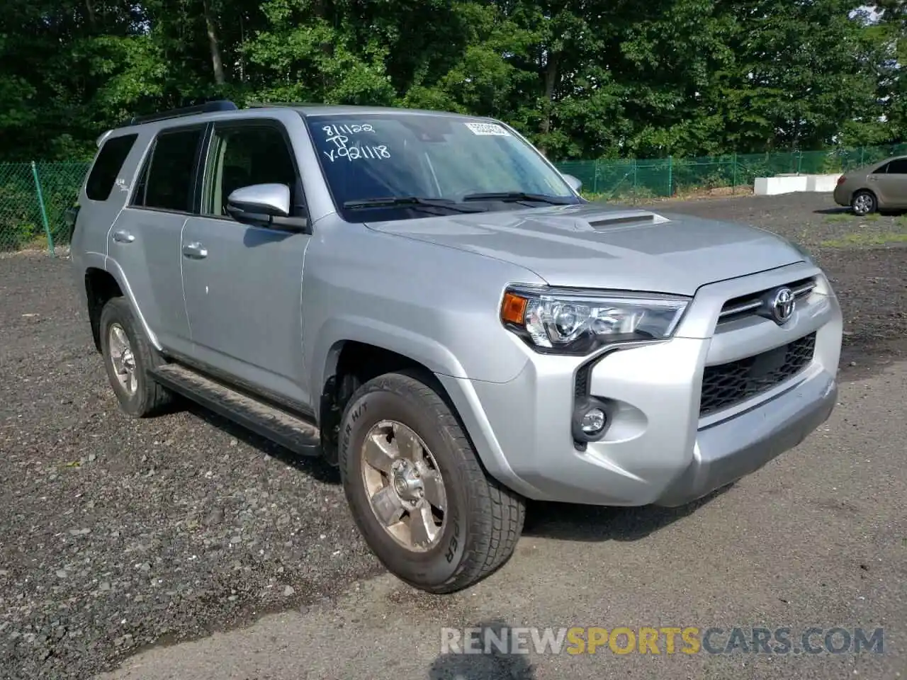 1 Photograph of a damaged car JTERU5JRXM5921118 TOYOTA 4RUNNER 2021