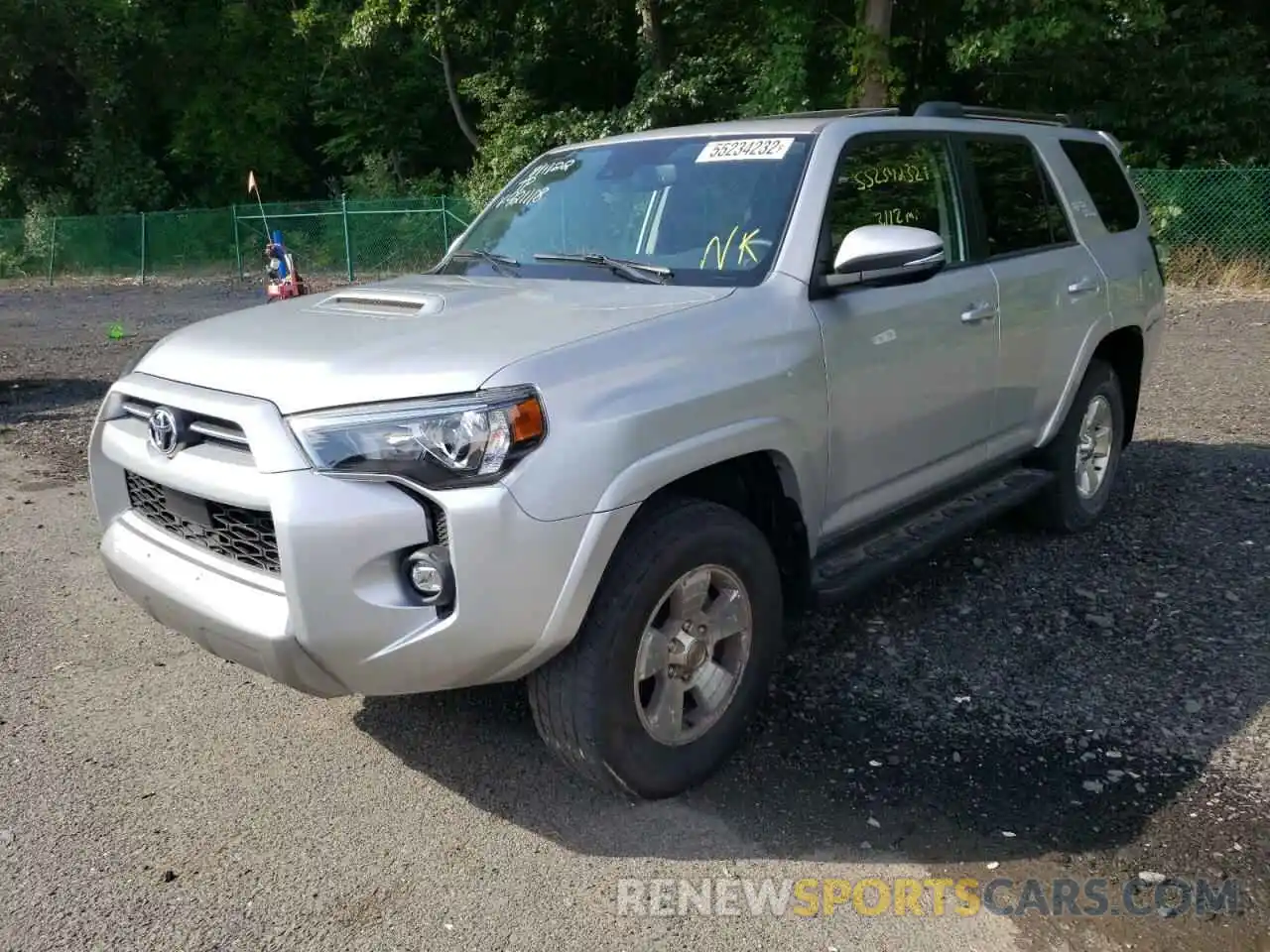 2 Photograph of a damaged car JTERU5JRXM5921118 TOYOTA 4RUNNER 2021