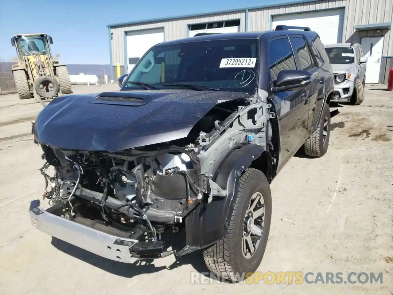 2 Photograph of a damaged car JTERU5JRXM5937514 TOYOTA 4RUNNER 2021