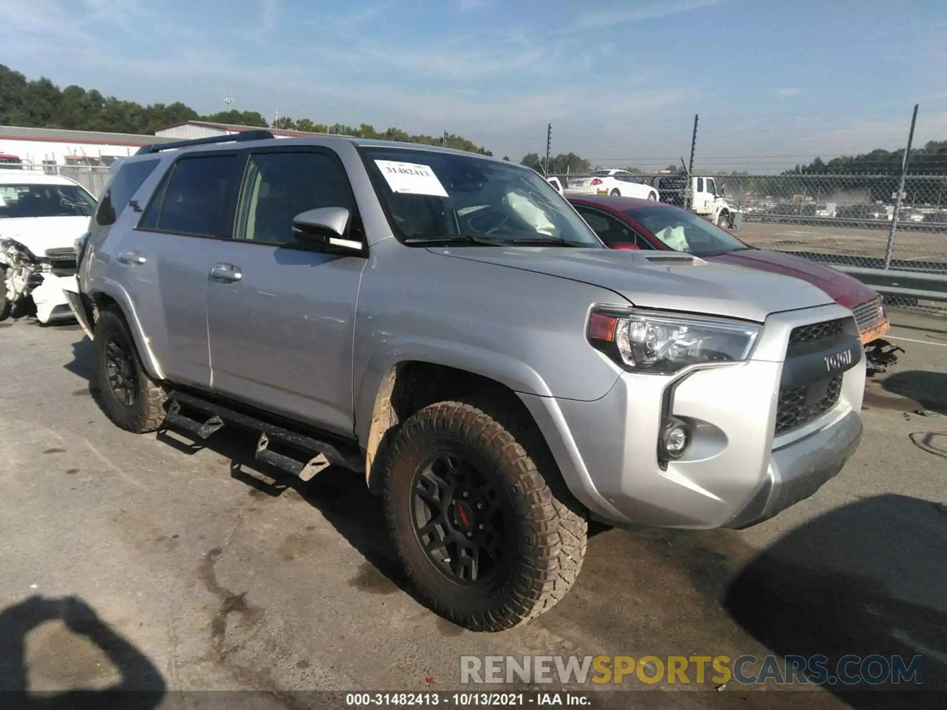 1 Photograph of a damaged car JTERU5JRXM5952966 TOYOTA 4RUNNER 2021