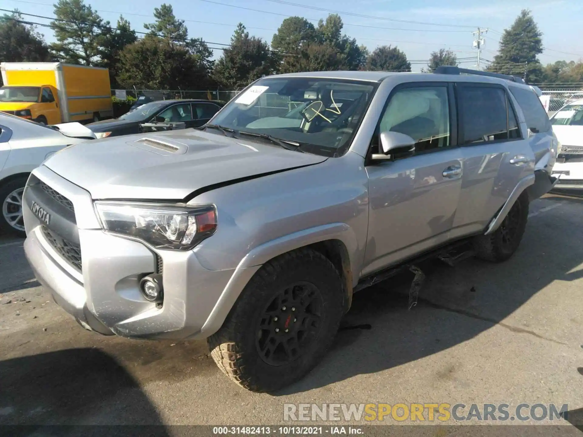 2 Photograph of a damaged car JTERU5JRXM5952966 TOYOTA 4RUNNER 2021