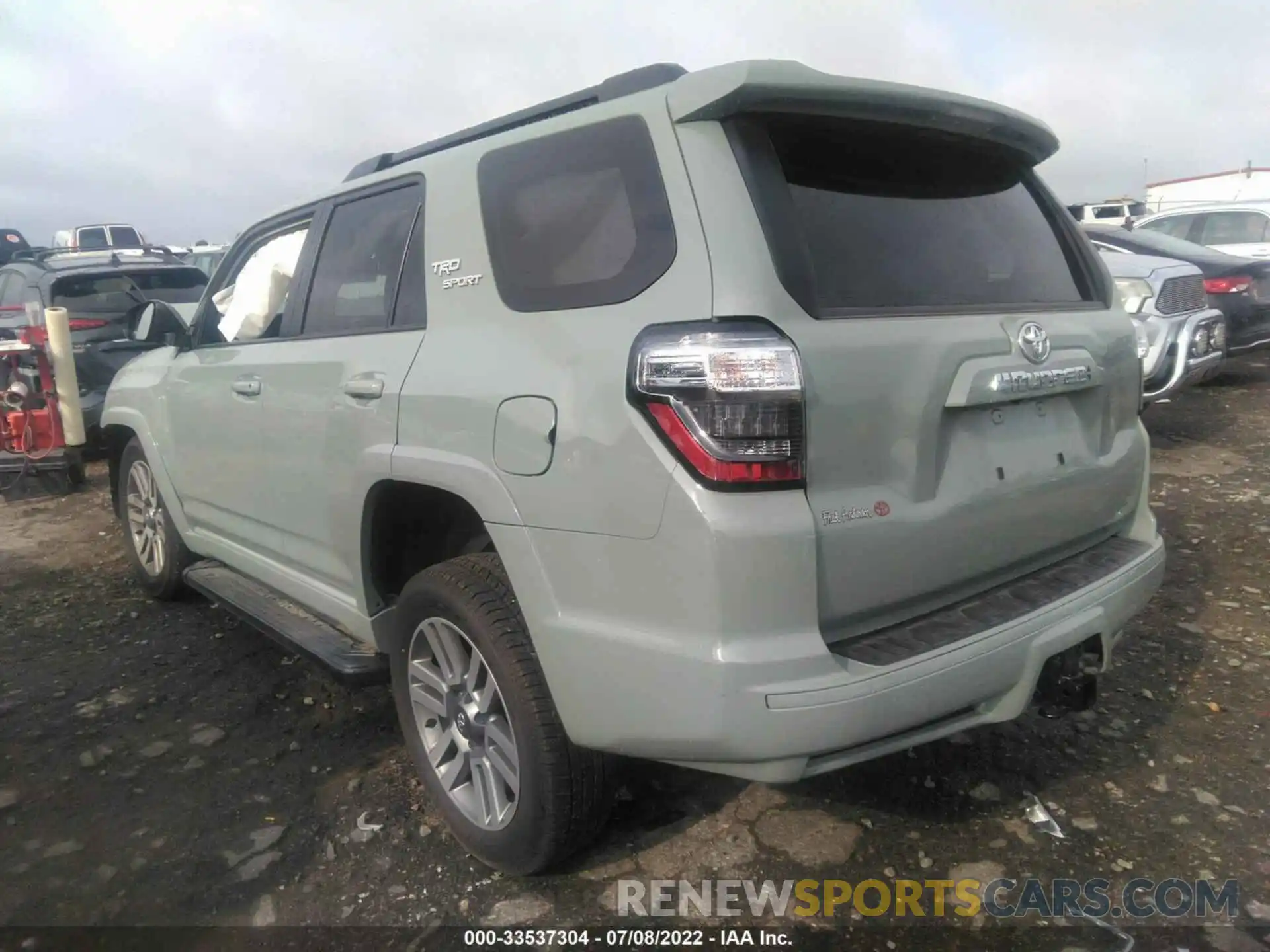 3 Фотография поврежденного автомобиля JTEAU5JR0N5269799 TOYOTA 4RUNNER 2022