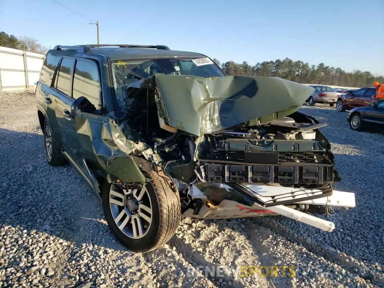 9 Photograph of a damaged car JTEAU5JR1N5252333 TOYOTA 4RUNNER 2022