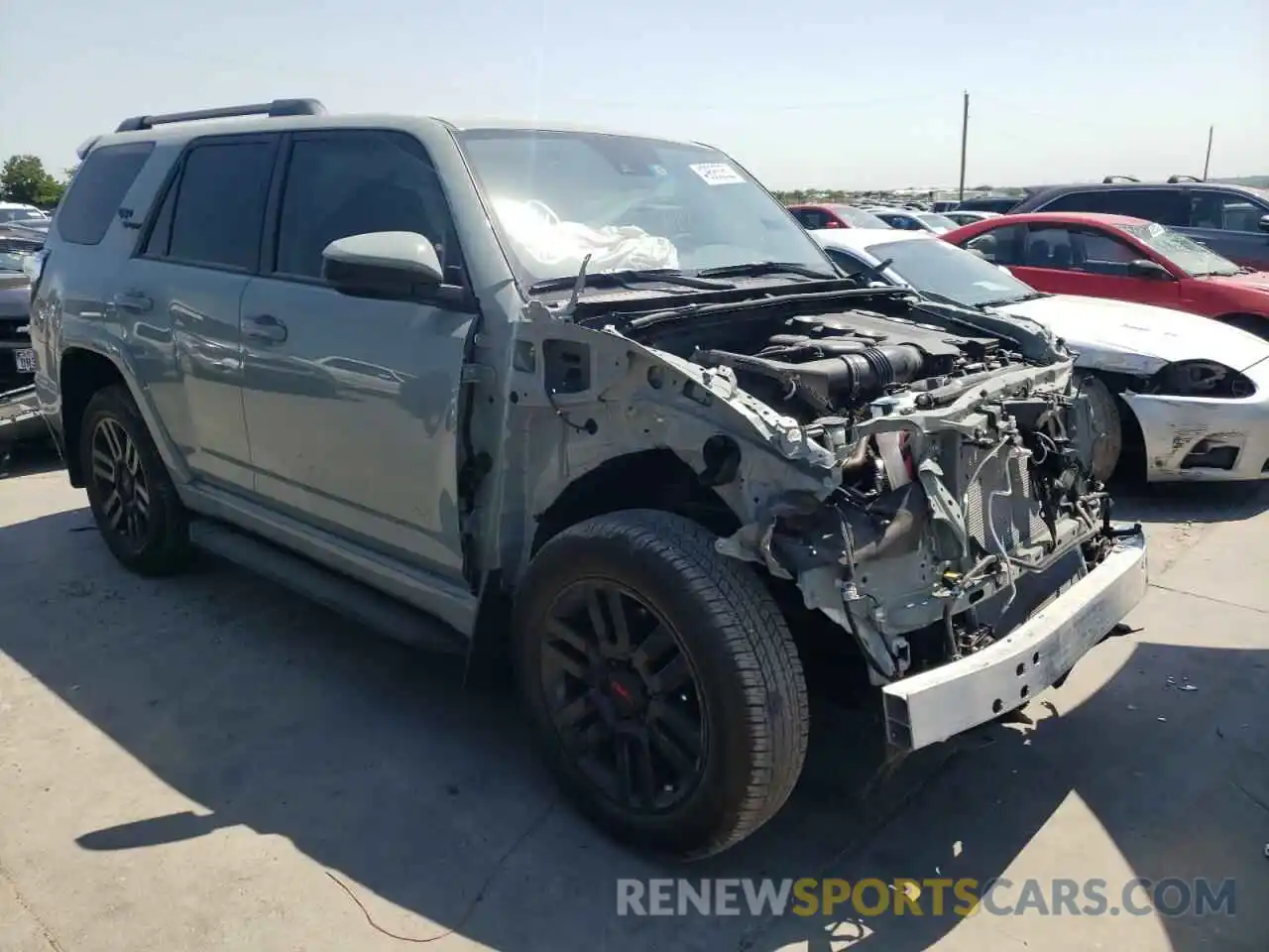 1 Photograph of a damaged car JTEAU5JR7N5258024 TOYOTA 4RUNNER 2022