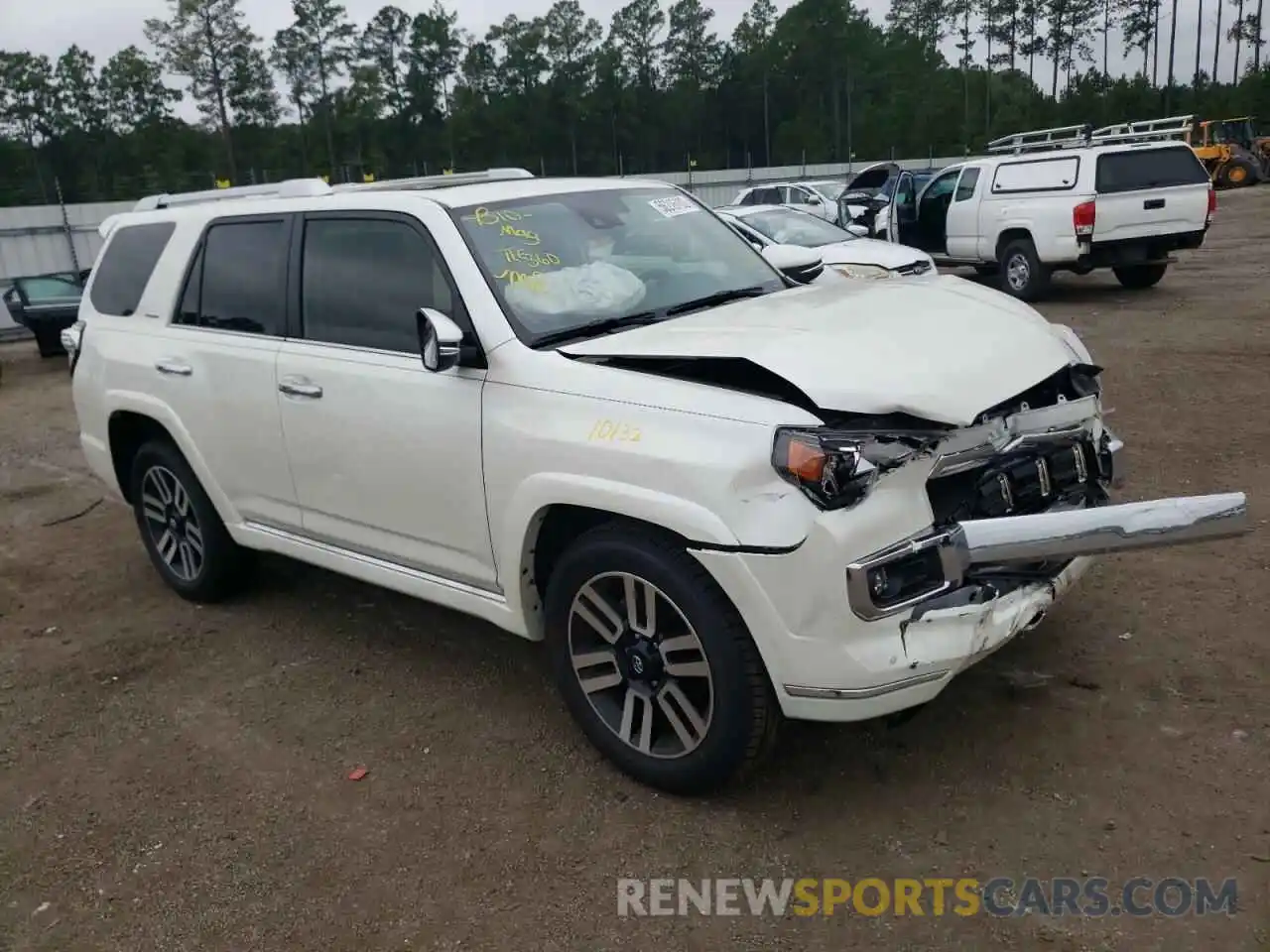 1 Photograph of a damaged car JTEDU5JR3N5273620 TOYOTA 4RUNNER 2022