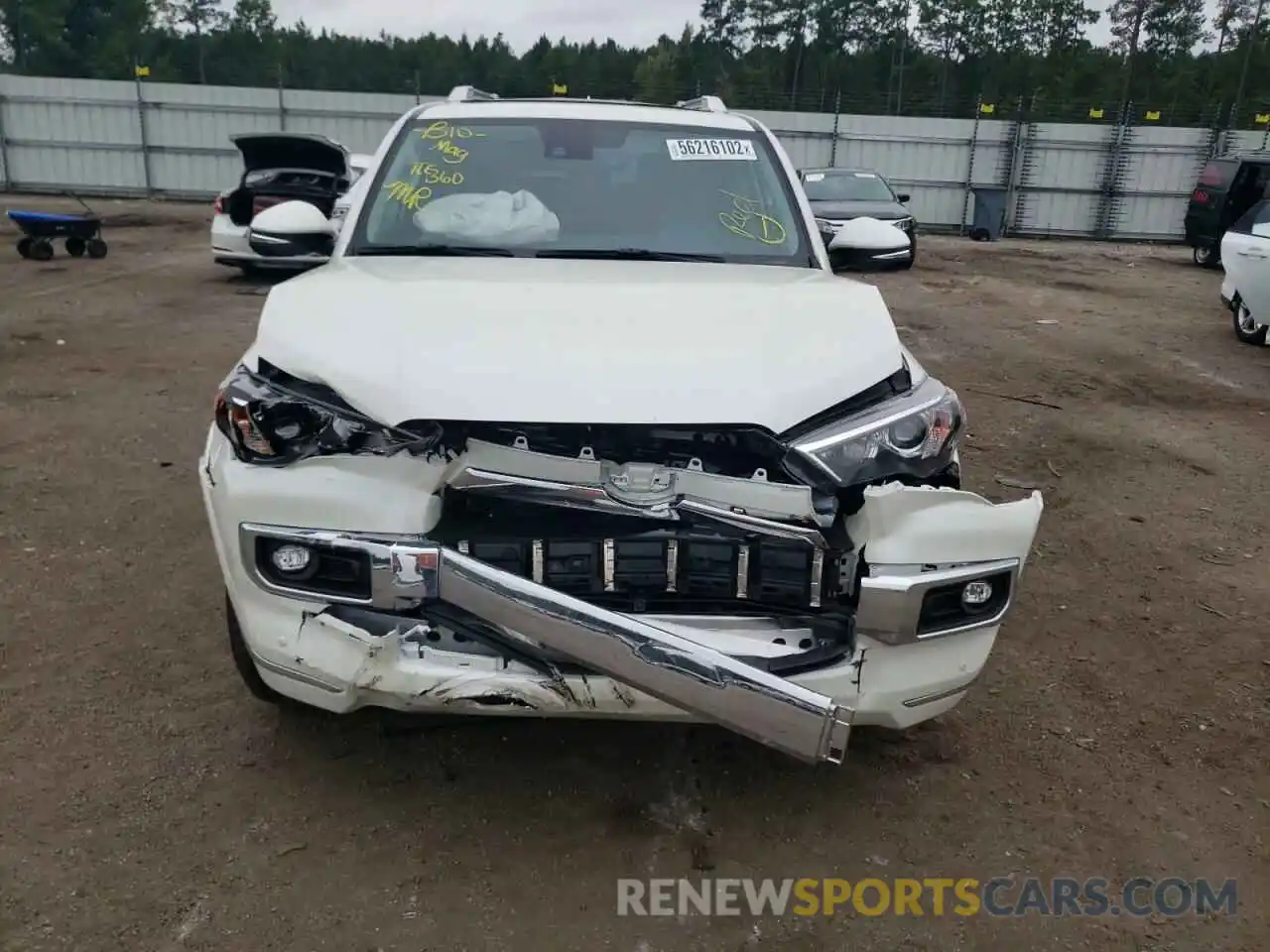 9 Photograph of a damaged car JTEDU5JR3N5273620 TOYOTA 4RUNNER 2022