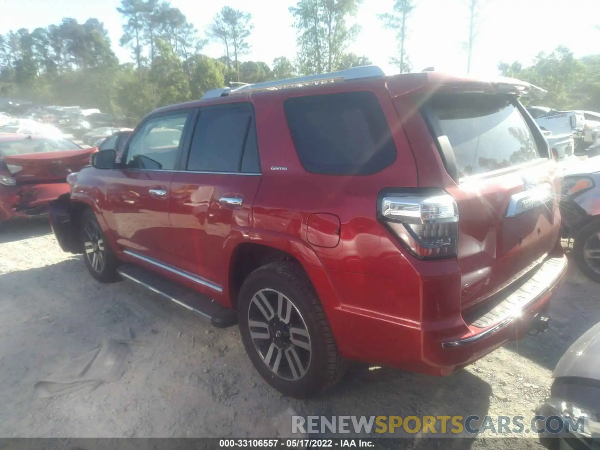 3 Photograph of a damaged car JTEDU5JR6N5257900 TOYOTA 4RUNNER 2022