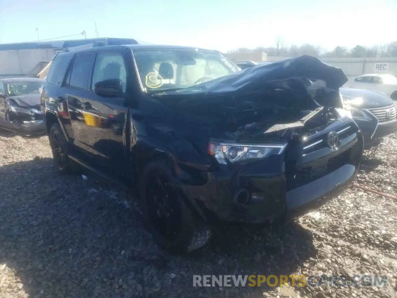 1 Photograph of a damaged car JTEEU5JR0N5254673 TOYOTA 4RUNNER 2022