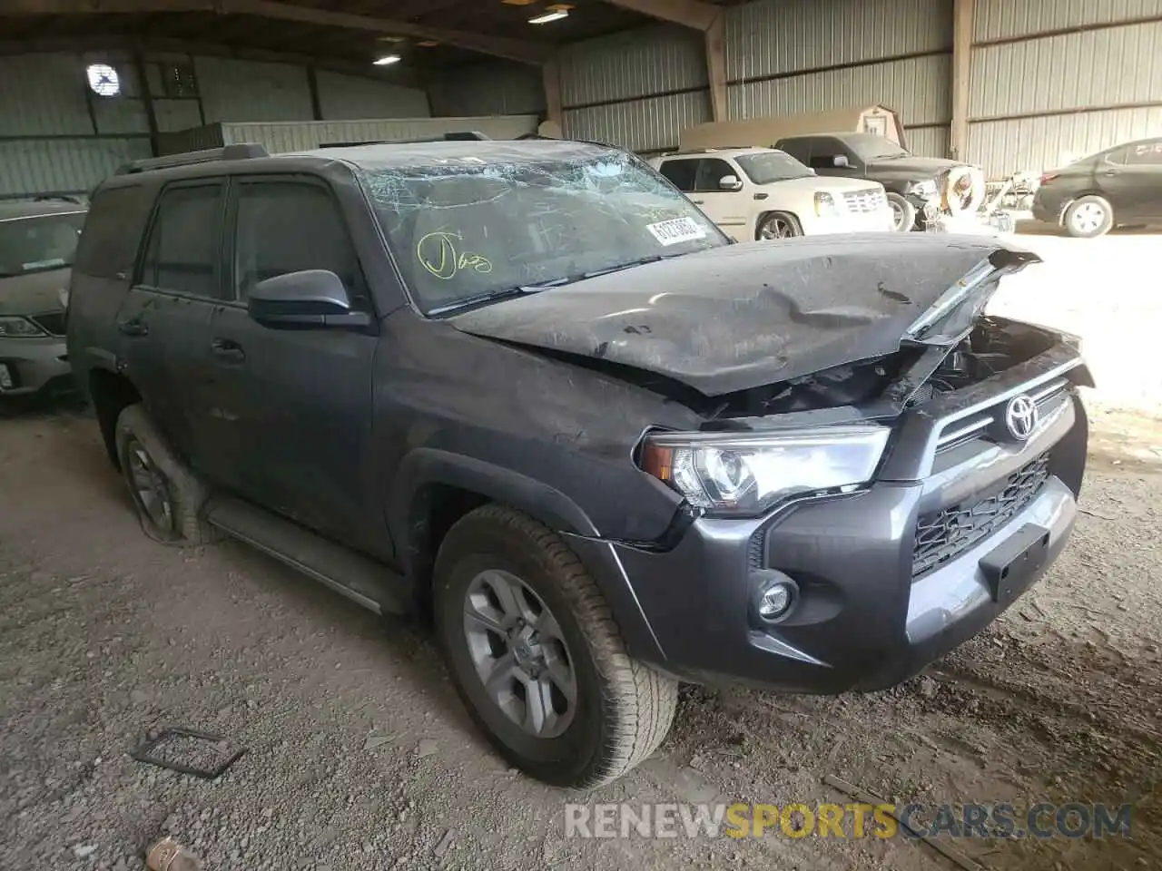 1 Photograph of a damaged car JTEEU5JR0N5271862 TOYOTA 4RUNNER 2022