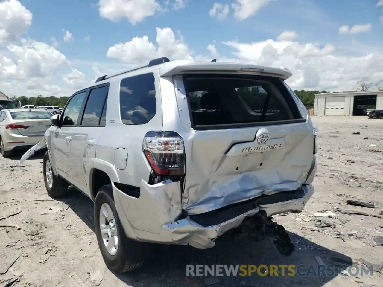 3 Photograph of a damaged car JTEEU5JR1N5261812 TOYOTA 4RUNNER 2022