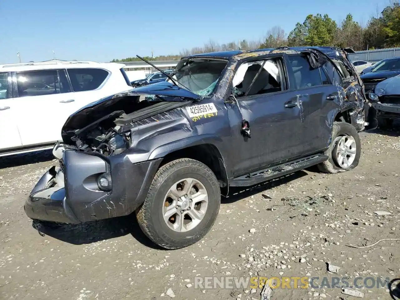 1 Photograph of a damaged car JTEEU5JR3N5262055 TOYOTA 4RUNNER 2022