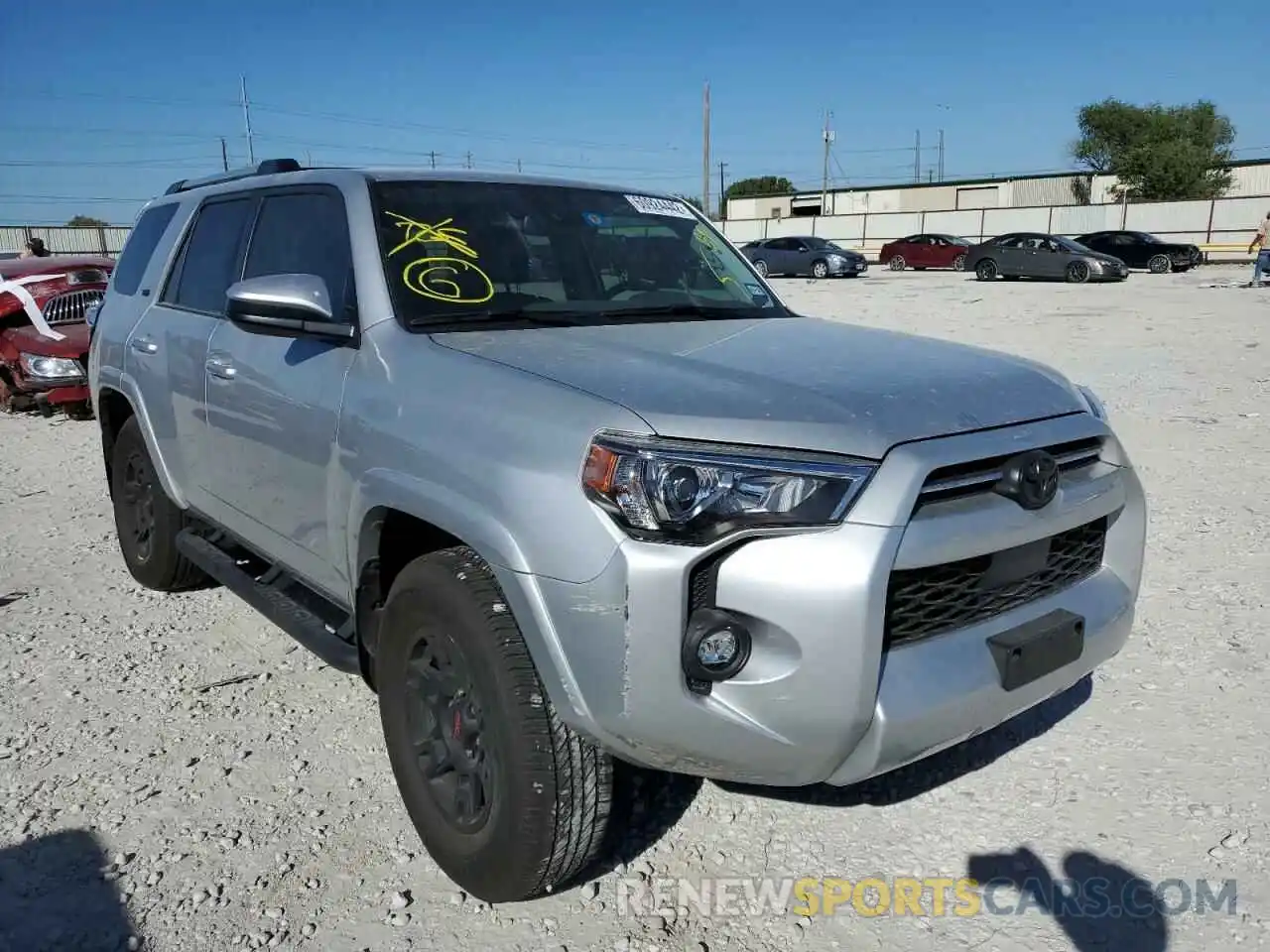 1 Photograph of a damaged car JTEEU5JR5N5261540 TOYOTA 4RUNNER 2022