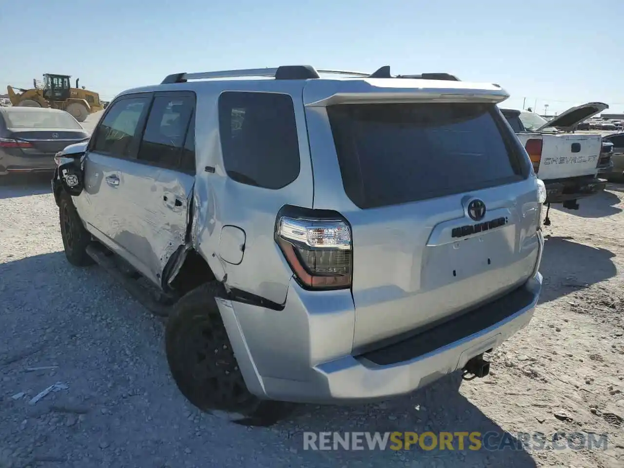 3 Photograph of a damaged car JTEEU5JR5N5261540 TOYOTA 4RUNNER 2022