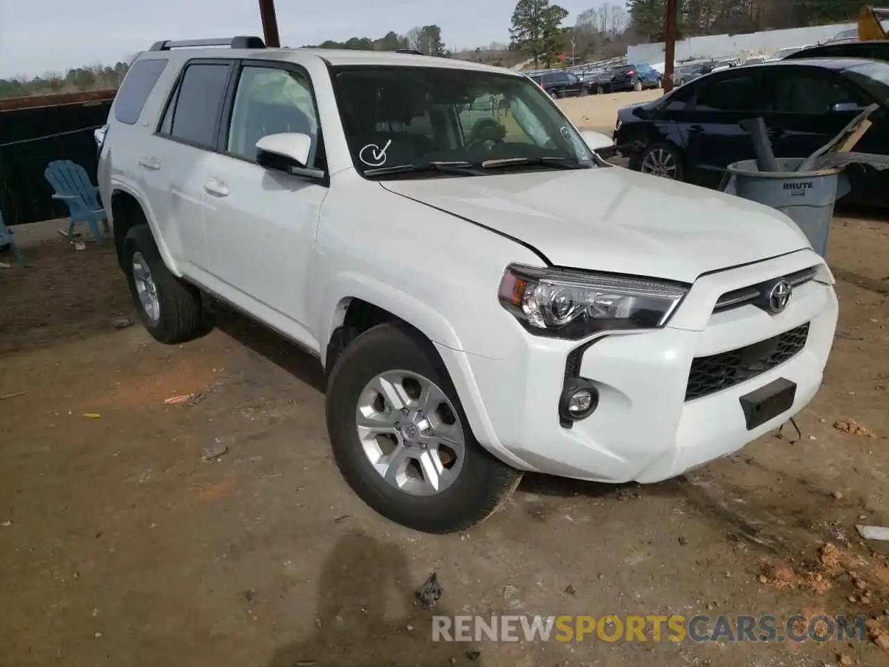 1 Photograph of a damaged car JTEEU5JR7N5254489 TOYOTA 4RUNNER 2022